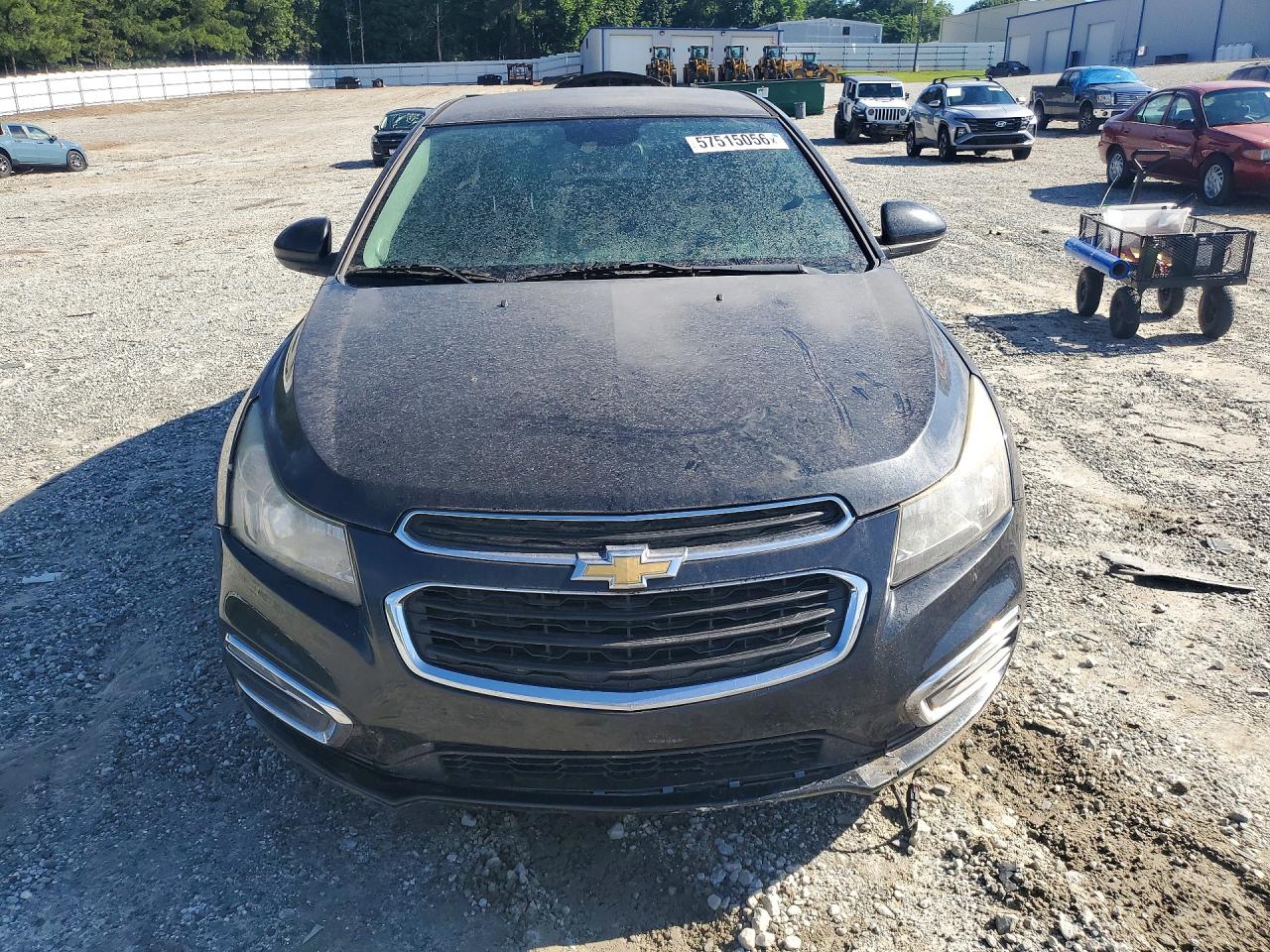 2015 Chevrolet Cruze Lt Black vin: 1G1PC5SB3F7232487