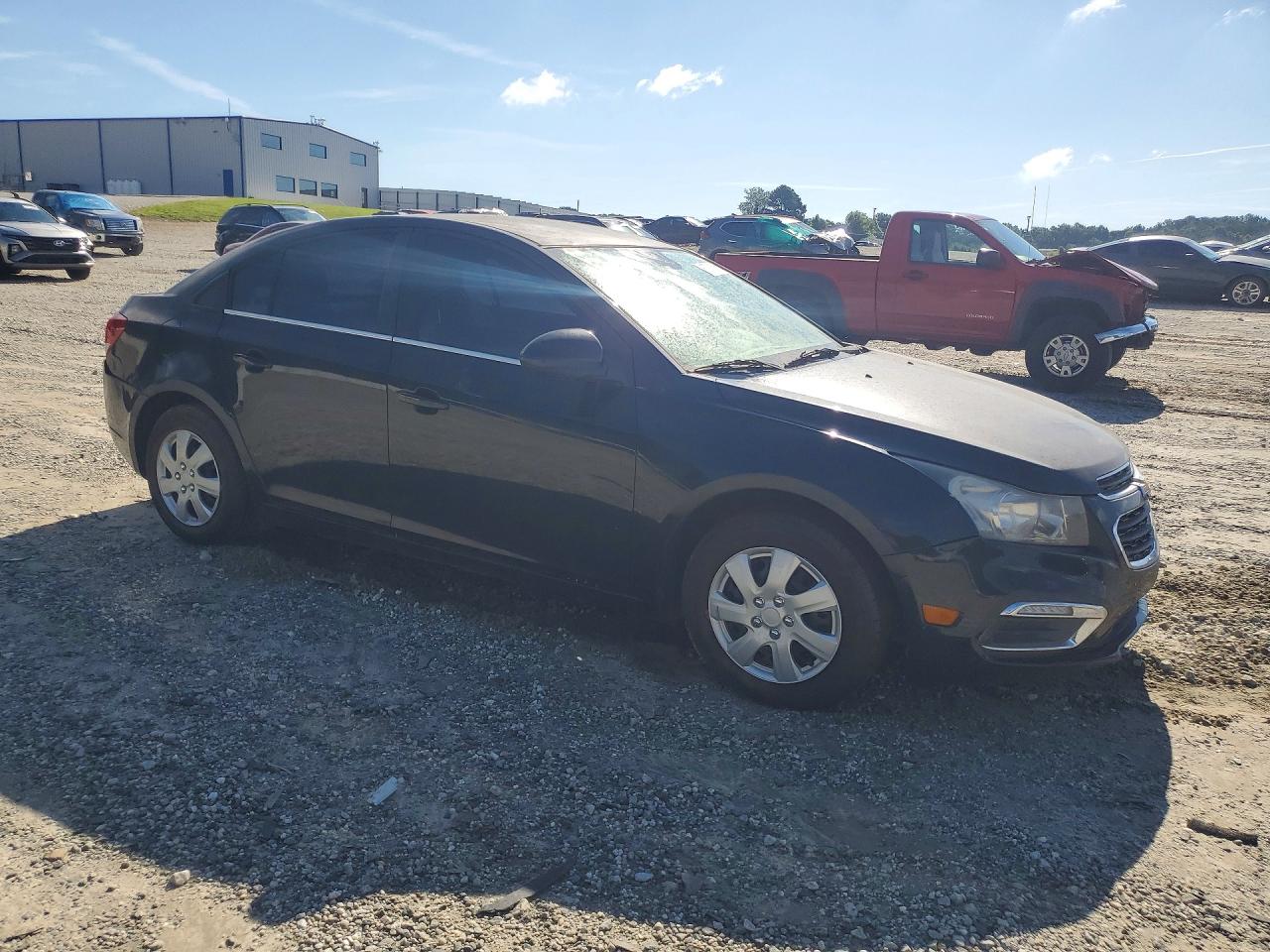 2015 Chevrolet Cruze Lt Black vin: 1G1PC5SB3F7232487