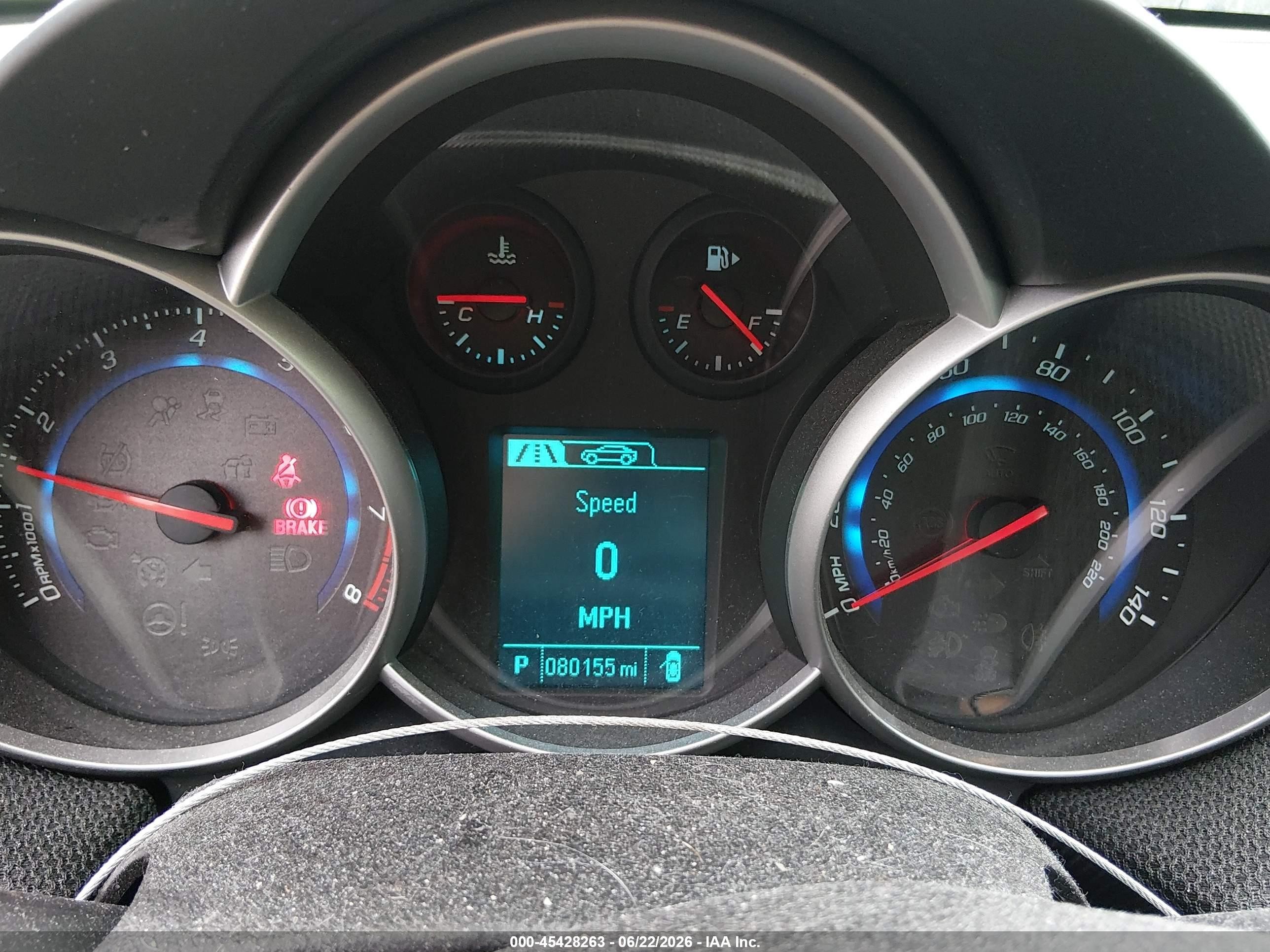 2015 Chevrolet Cruze 1lt Auto Красный vin: 1G1PC5SB3F7258717