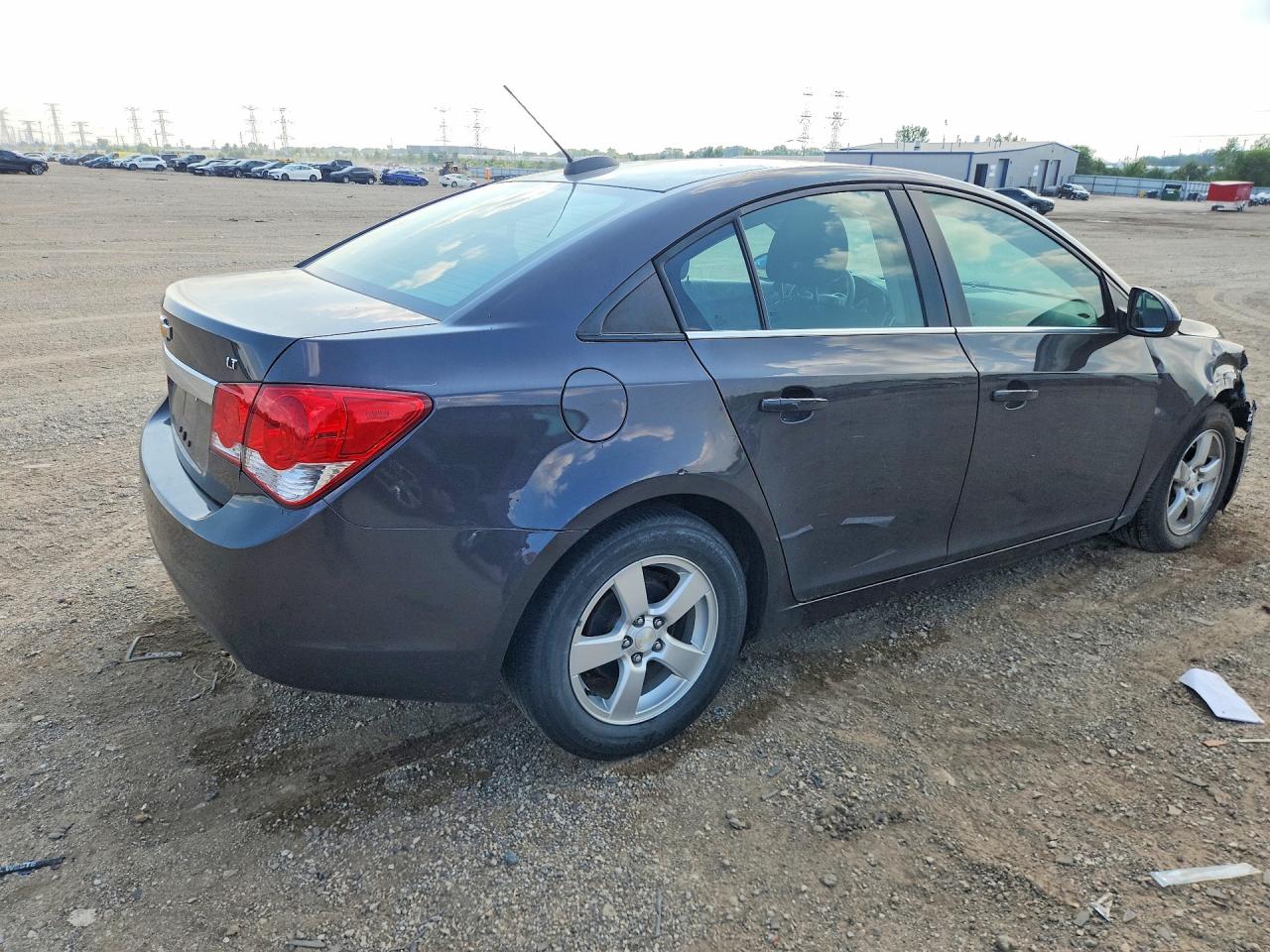 2015 Chevrolet Cruze Lt Gray vin: 1G1PC5SB3F7268874