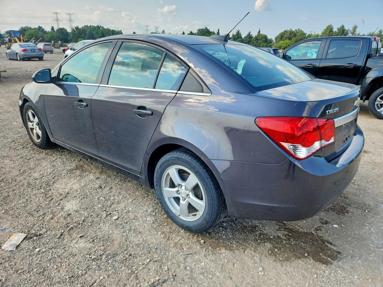 2015 Chevrolet Cruze Lt Gray vin: 1G1PC5SB3F7268874
