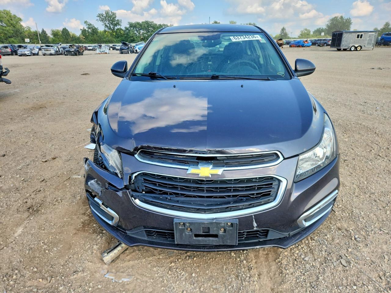 2015 Chevrolet Cruze Lt Gray vin: 1G1PC5SB3F7268874