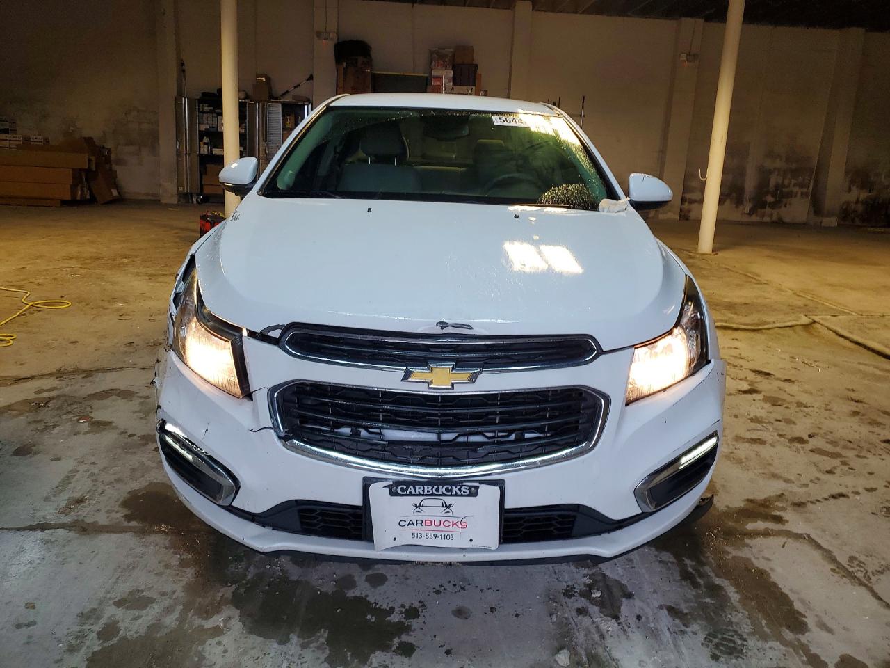 2015 Chevrolet Cruze Lt White vin: 1G1PC5SB3F7270799