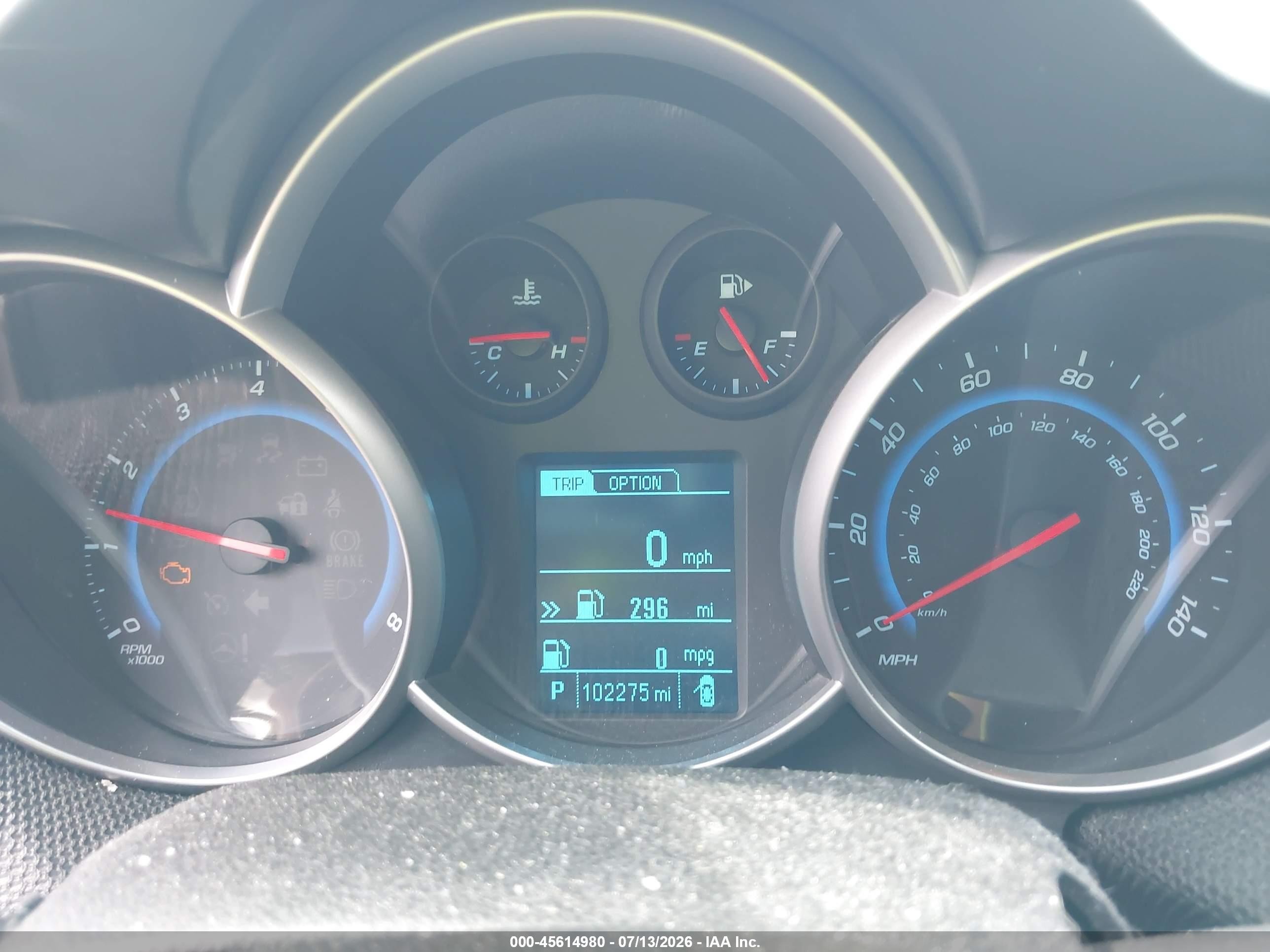 2015 Chevrolet Cruze 1lt Auto Желто-коричневый vin: 1G1PC5SB3F7278479