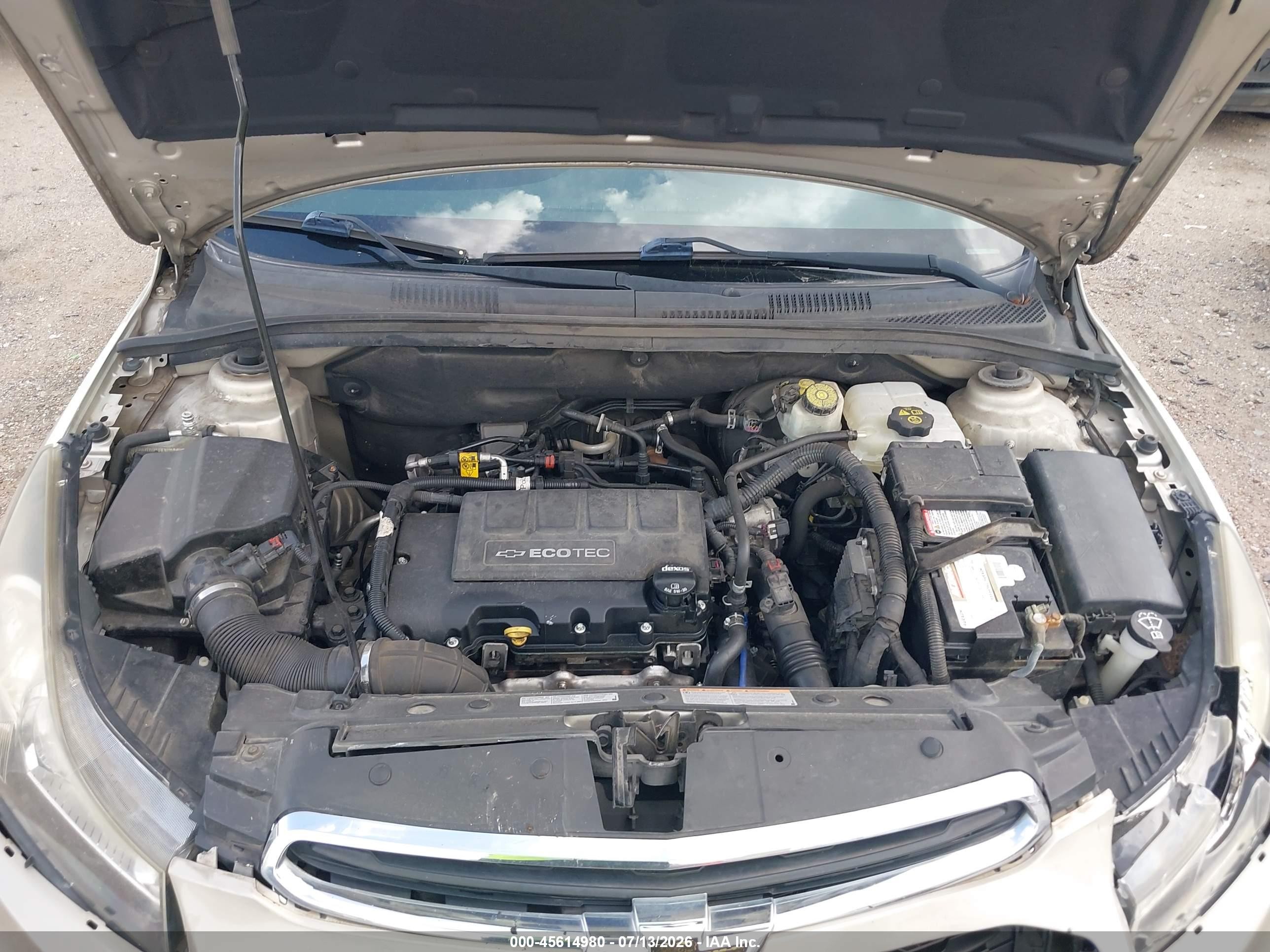 2015 Chevrolet Cruze 1lt Auto Желто-коричневый vin: 1G1PC5SB3F7278479