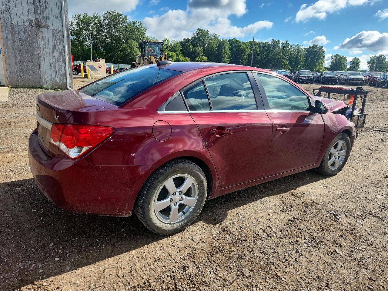 2015 Chevrolet Cruze Lt Burgundy vin: 1G1PC5SB3F7282273