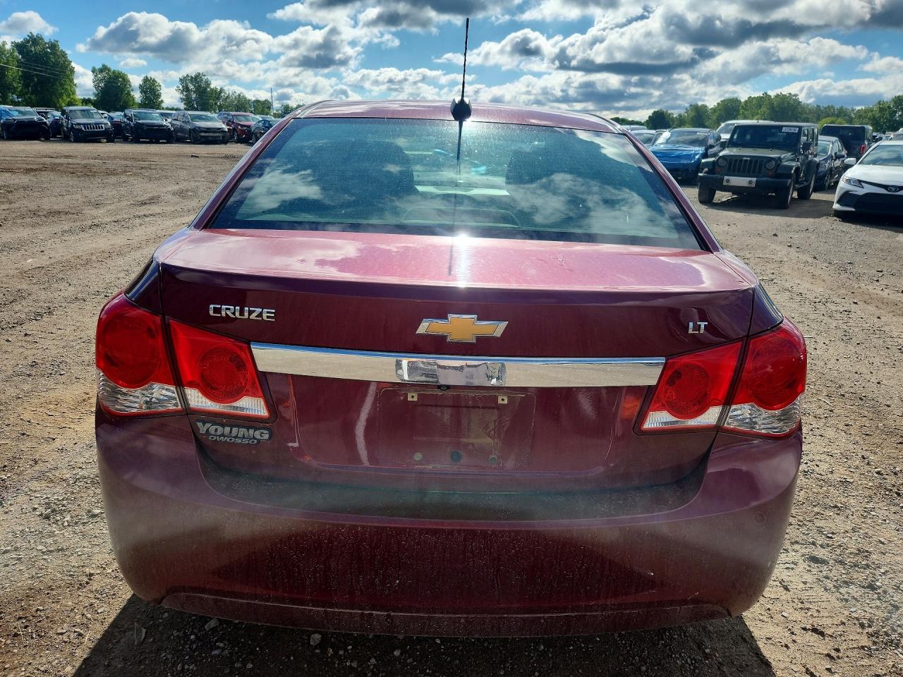 2015 Chevrolet Cruze Lt Burgundy vin: 1G1PC5SB3F7282273