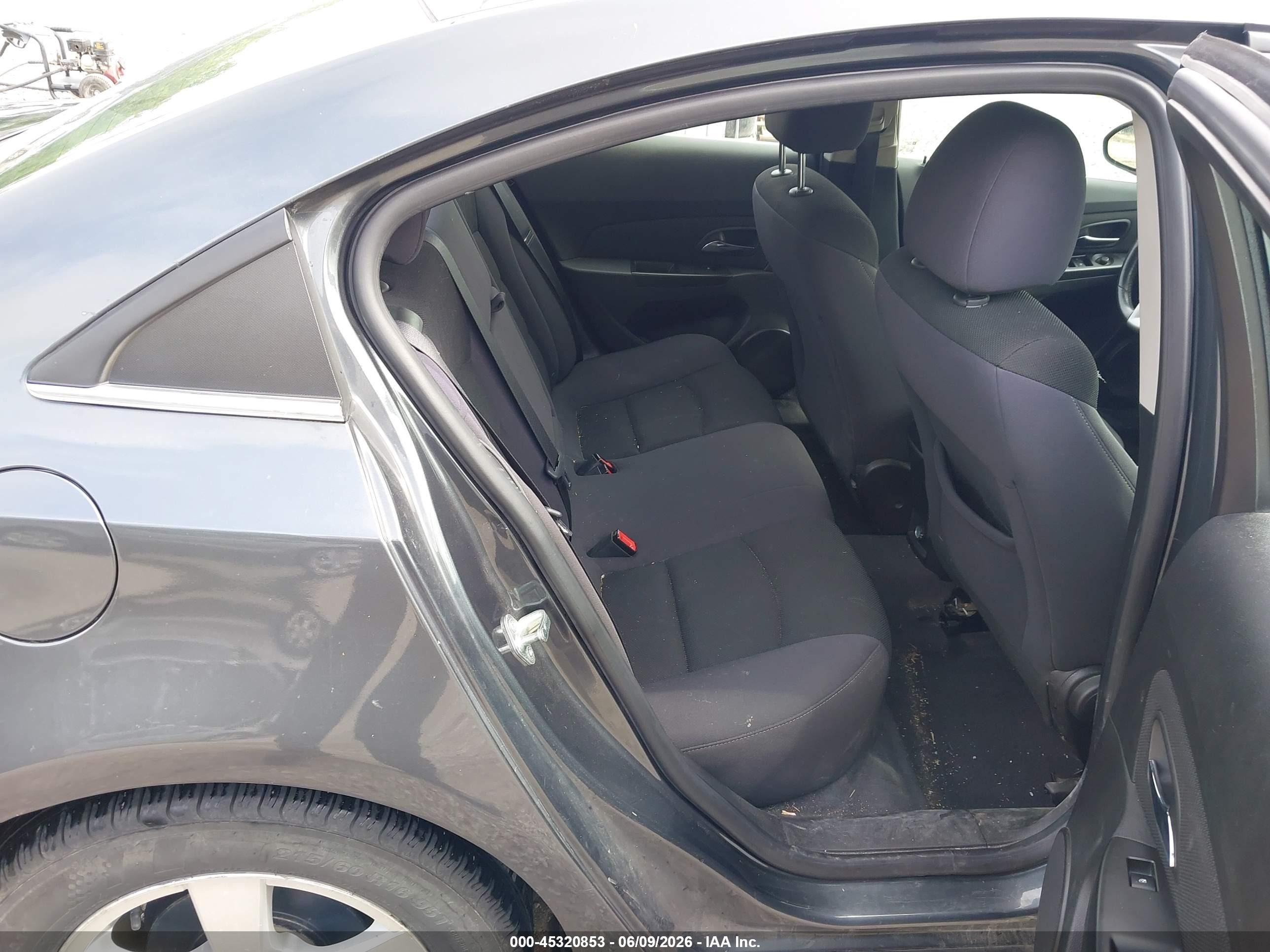 2013 Chevrolet Cruze 1lt Auto Gray vin: 1G1PC5SB4D7116485