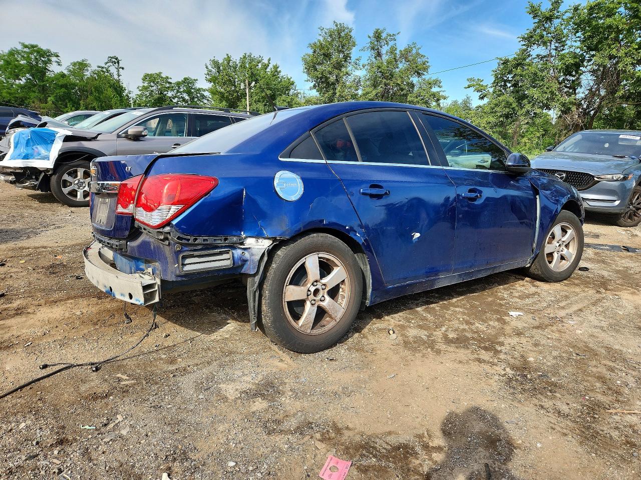 2013 Chevrolet Cruze Lt Синий vin: 1G1PC5SB4D7148112