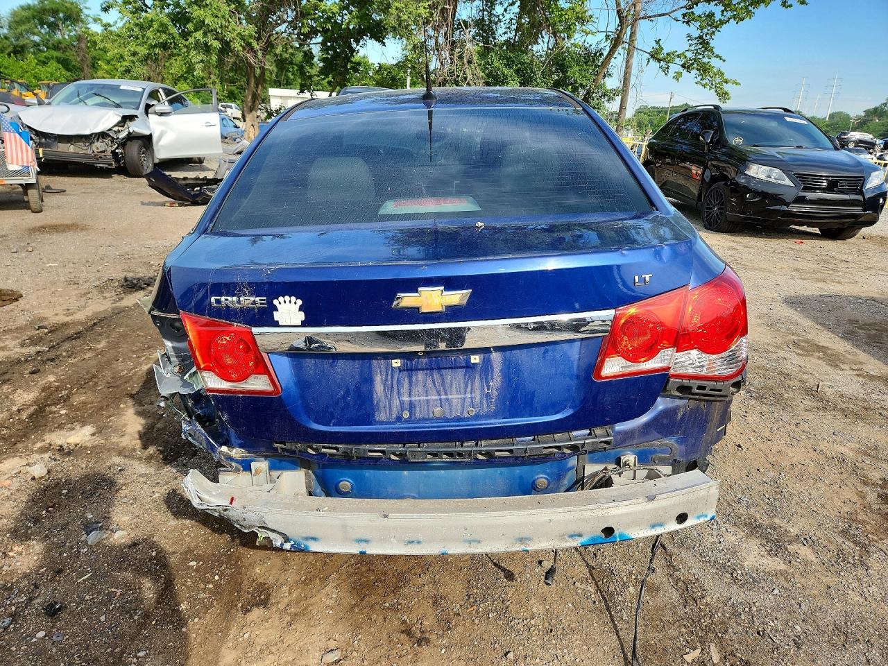 2013 Chevrolet Cruze Lt Синий vin: 1G1PC5SB4D7148112