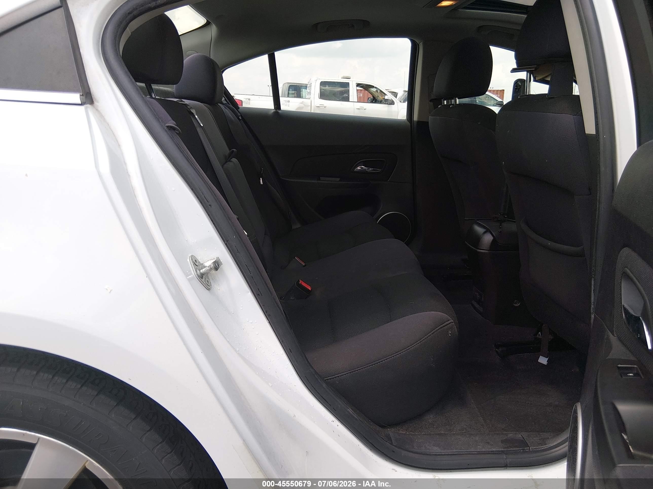 2013 Chevrolet Cruze 1lt Auto White vin: 1G1PC5SB4D7164505