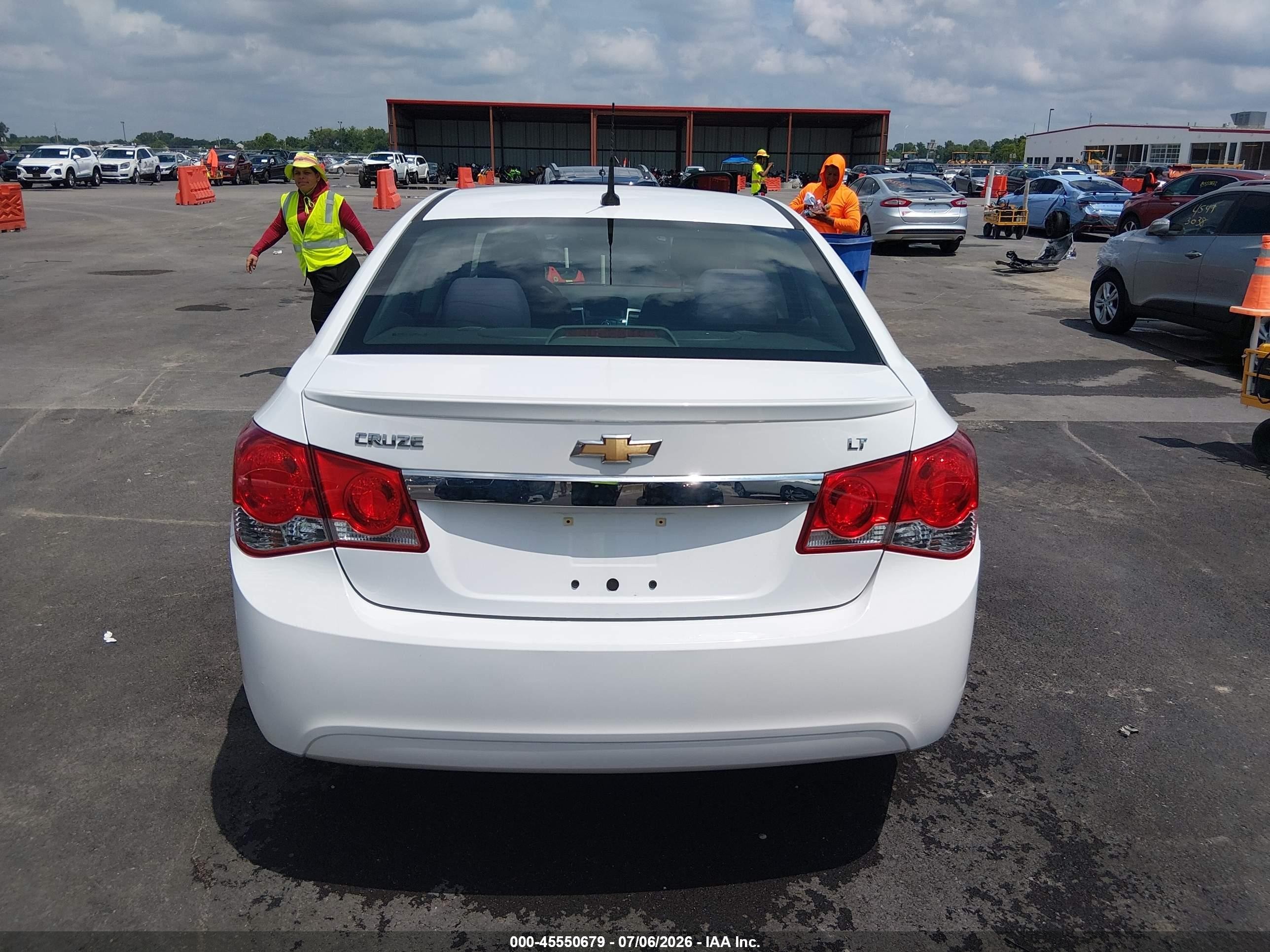 2013 Chevrolet Cruze 1lt Auto White vin: 1G1PC5SB4D7164505