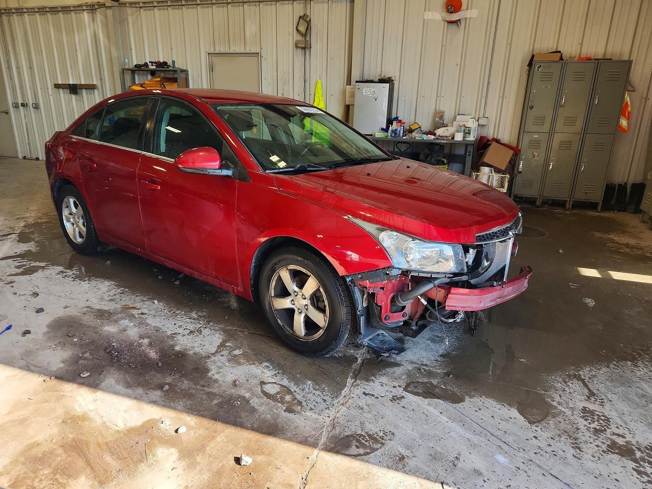 2013 Chevrolet Cruze Lt Burgundy vin: 1G1PC5SB4D7177626