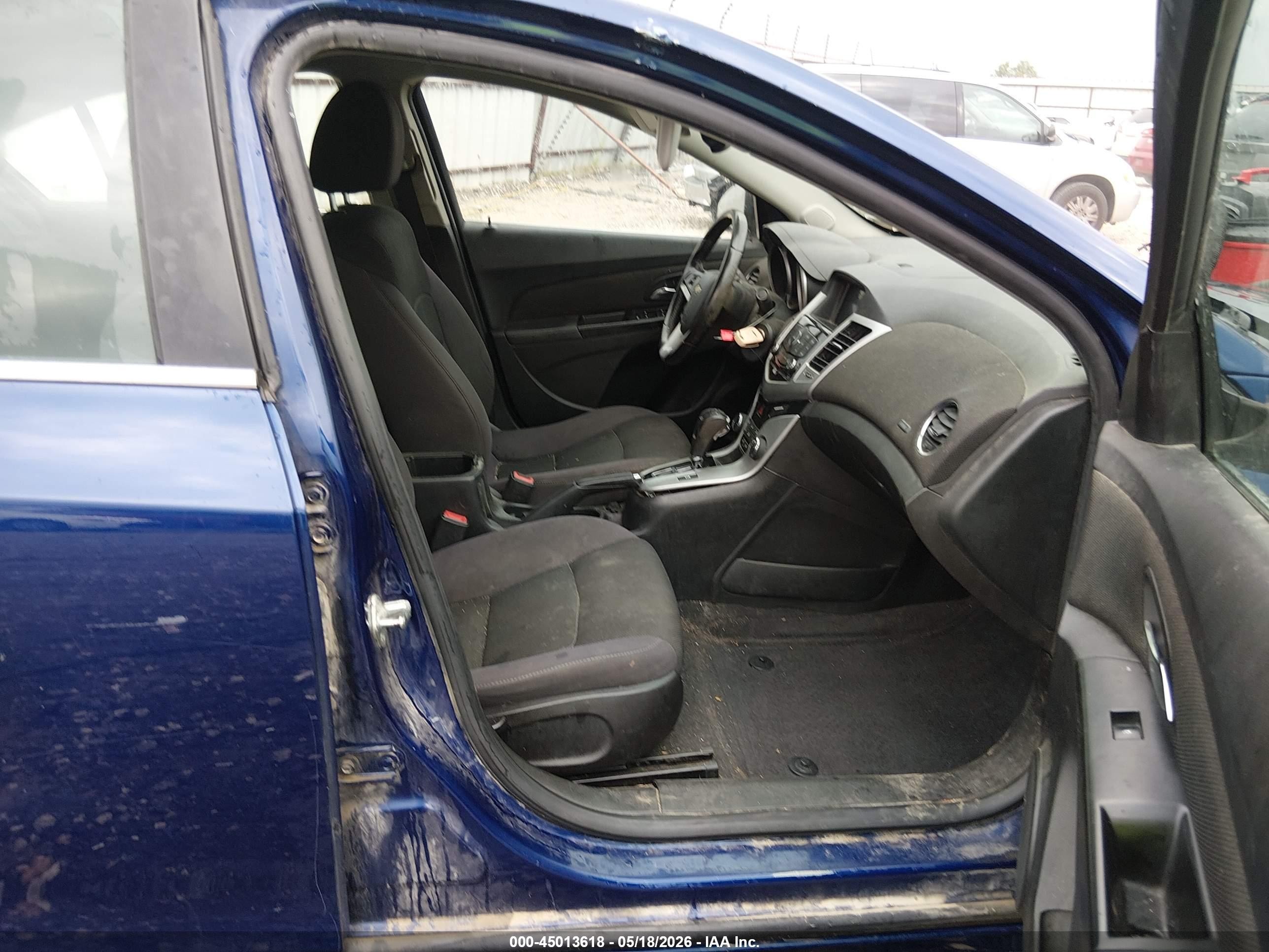 2013 Chevrolet Cruze 1lt Auto Blue vin: 1G1PC5SB4D7179201