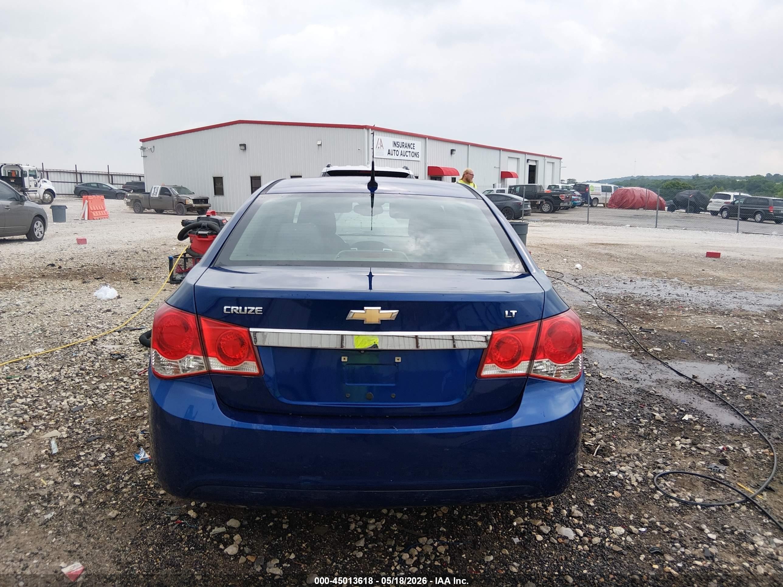 2013 Chevrolet Cruze 1lt Auto Blue vin: 1G1PC5SB4D7179201