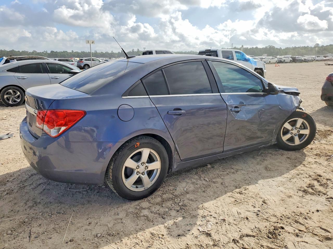 2013 Chevrolet Cruze Lt Blue vin: 1G1PC5SB4D7197519
