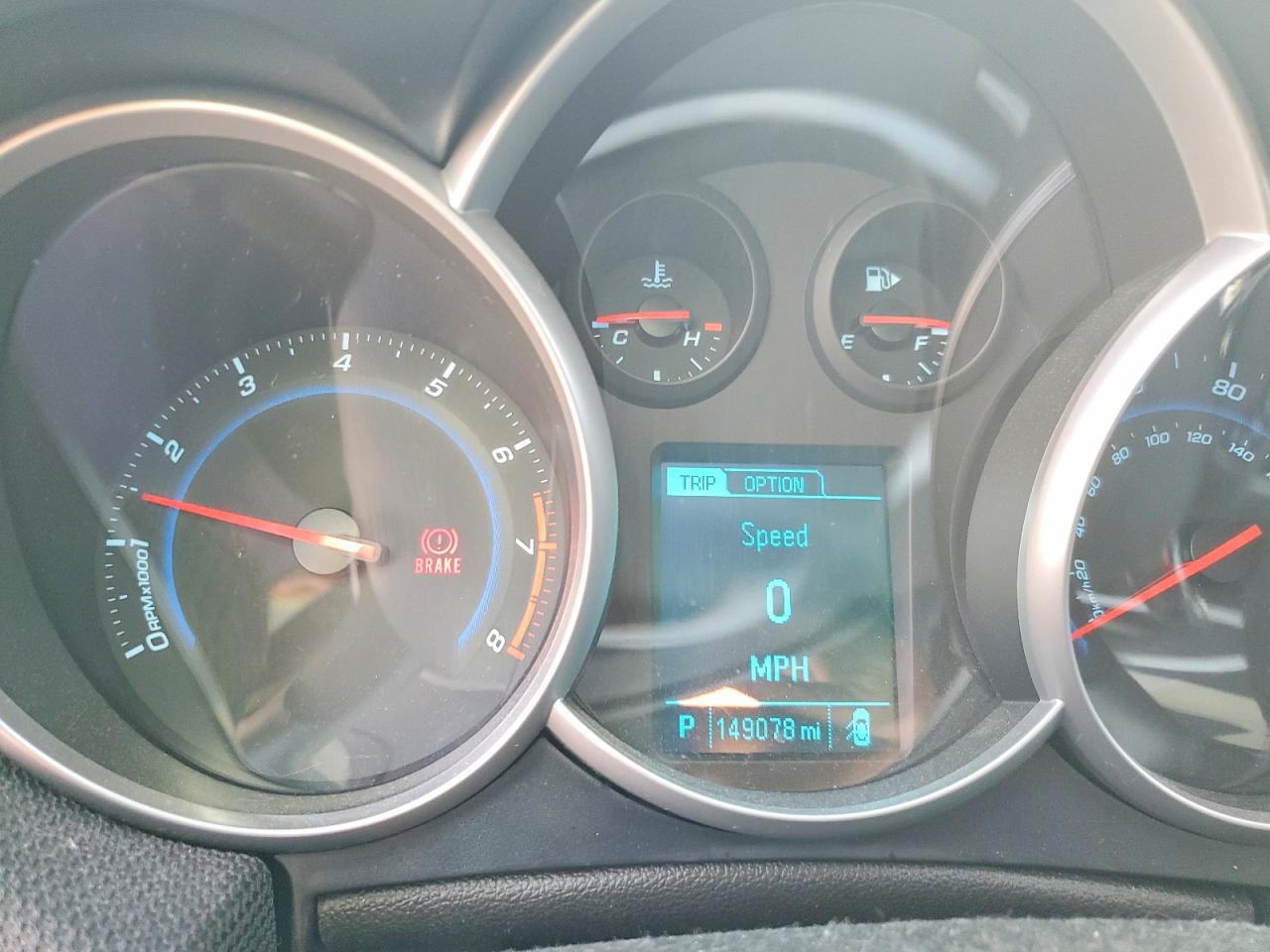 2013 Chevrolet Cruze Lt Blue vin: 1G1PC5SB4D7197519