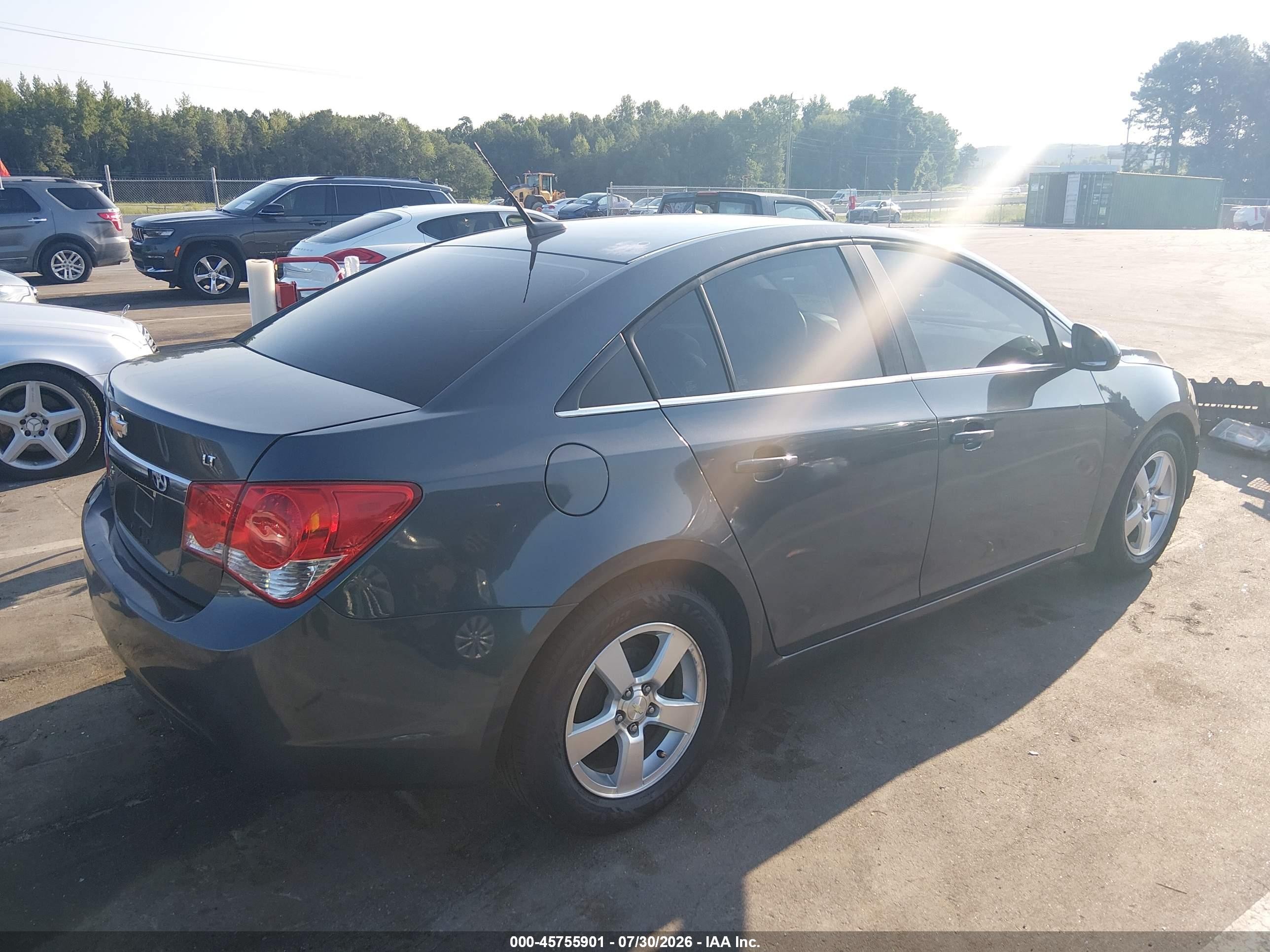 2013 Chevrolet Cruze 1lt Auto Light Blue vin: 1G1PC5SB4D7200886