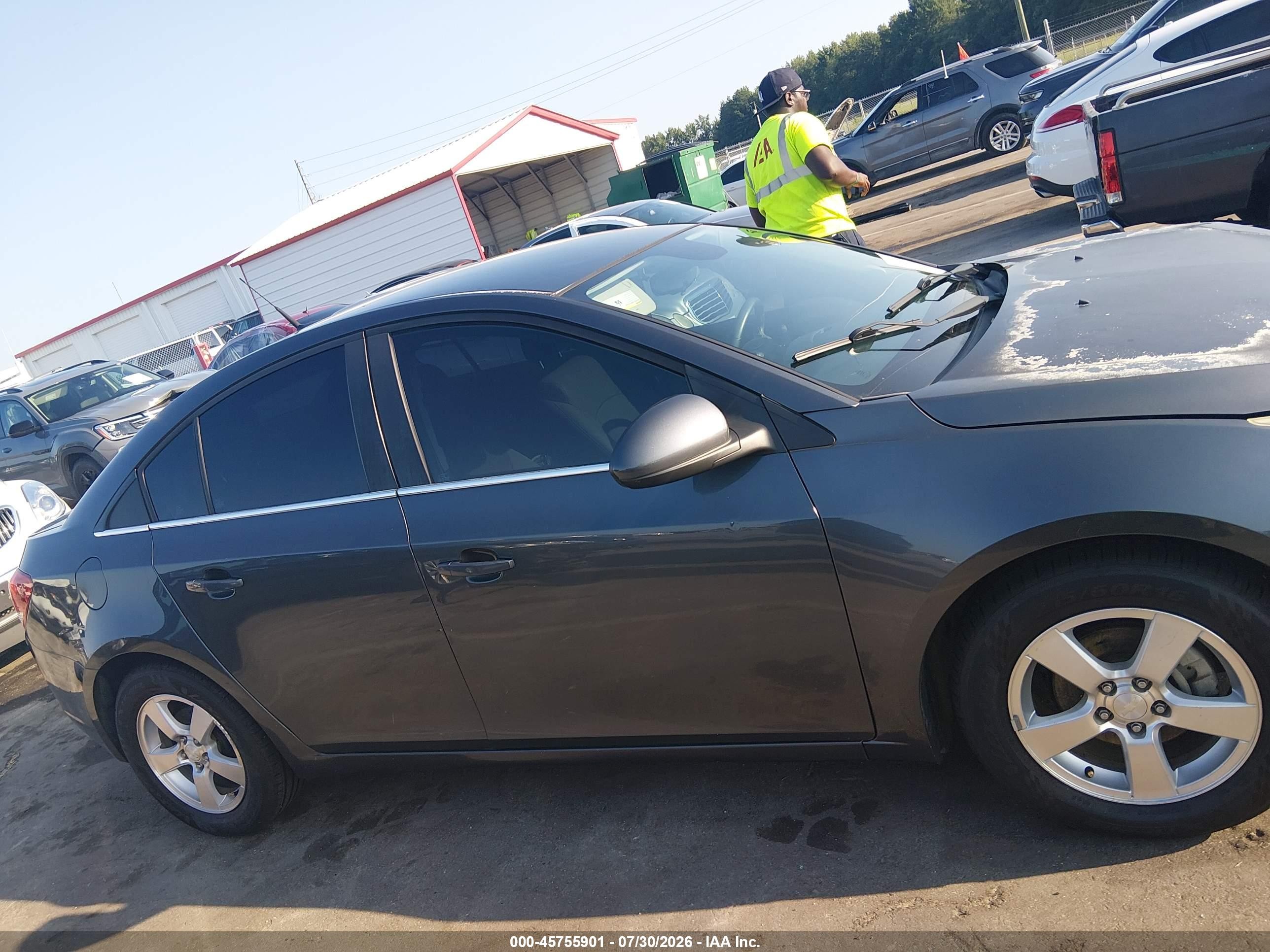 2013 Chevrolet Cruze 1lt Auto Light Blue vin: 1G1PC5SB4D7200886
