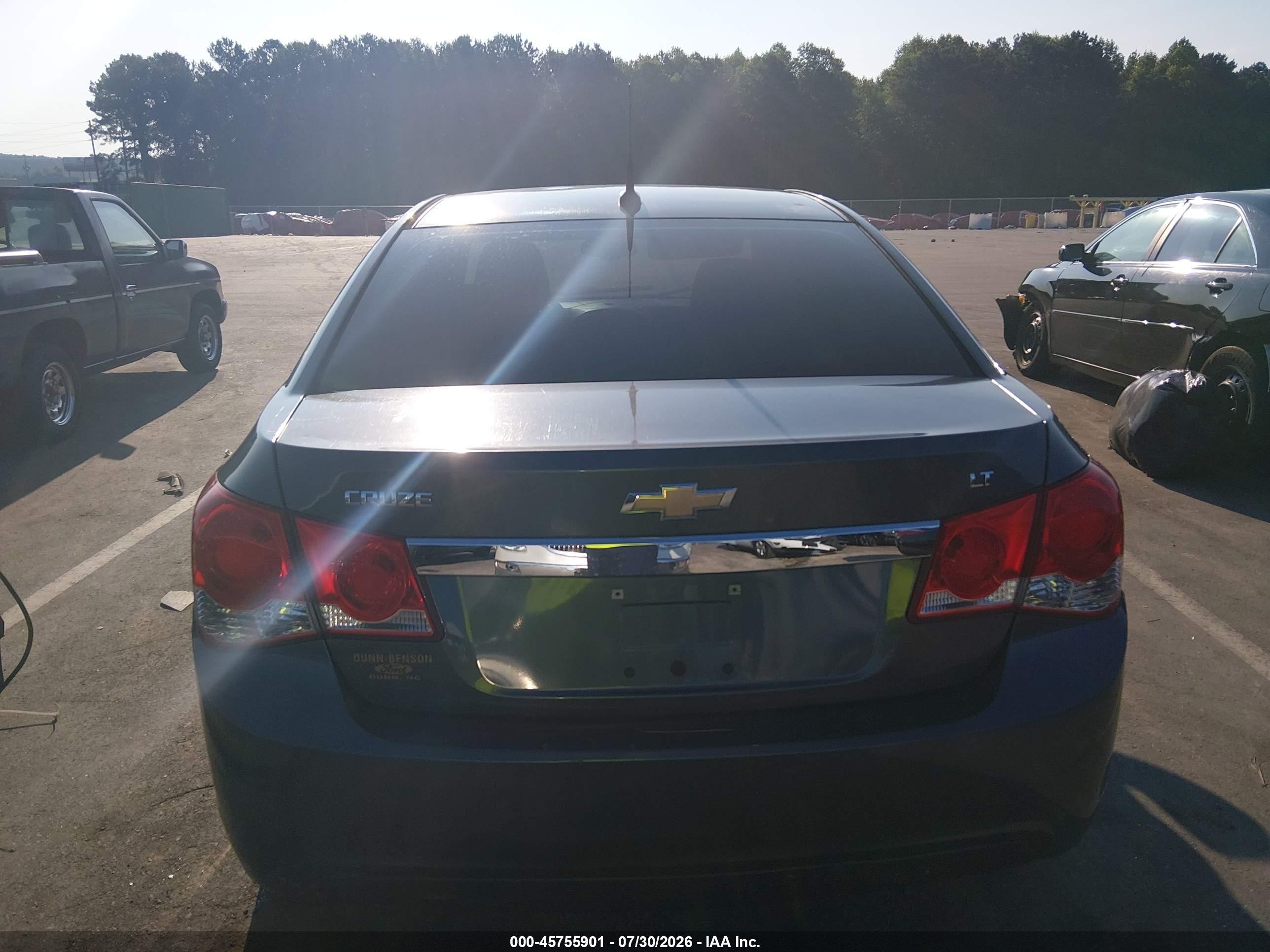 2013 Chevrolet Cruze 1lt Auto Light Blue vin: 1G1PC5SB4D7200886