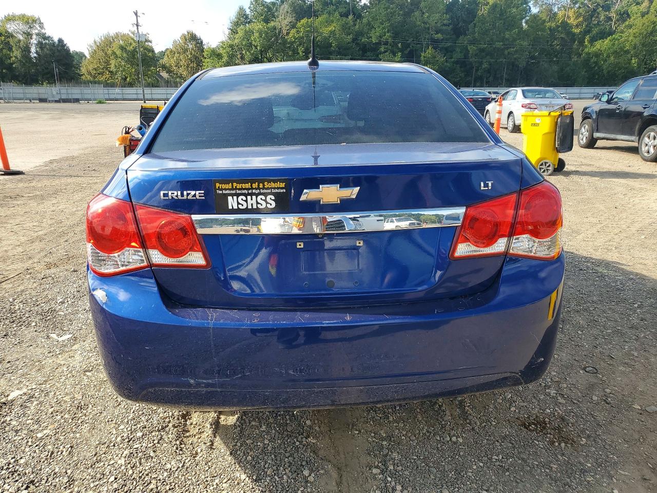 2013 Chevrolet Cruze Lt Blue vin: 1G1PC5SB4D7208373