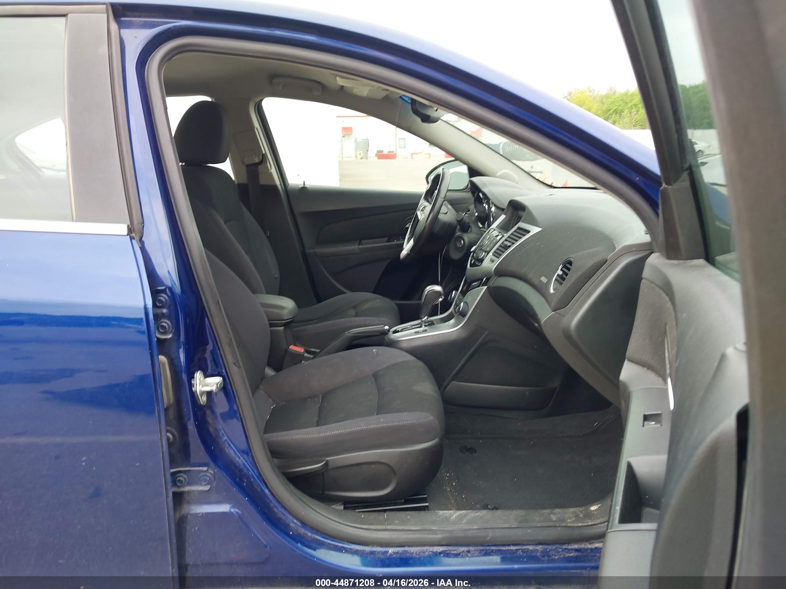 2013 Chevrolet Cruze 1lt Auto Blue vin: 1G1PC5SB4D7216327
