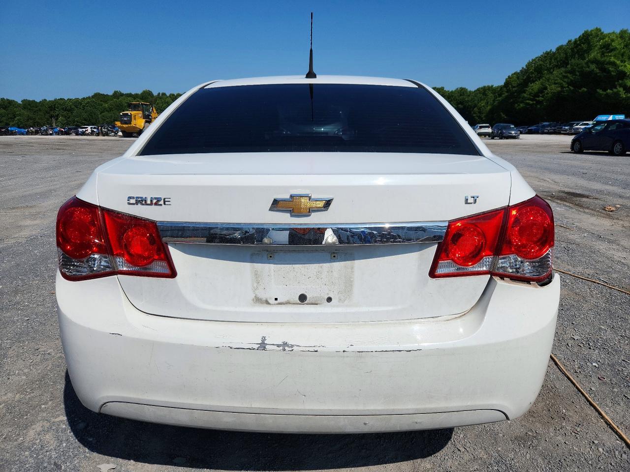 2013 Chevrolet Cruze Lt White vin: 1G1PC5SB4D7224105