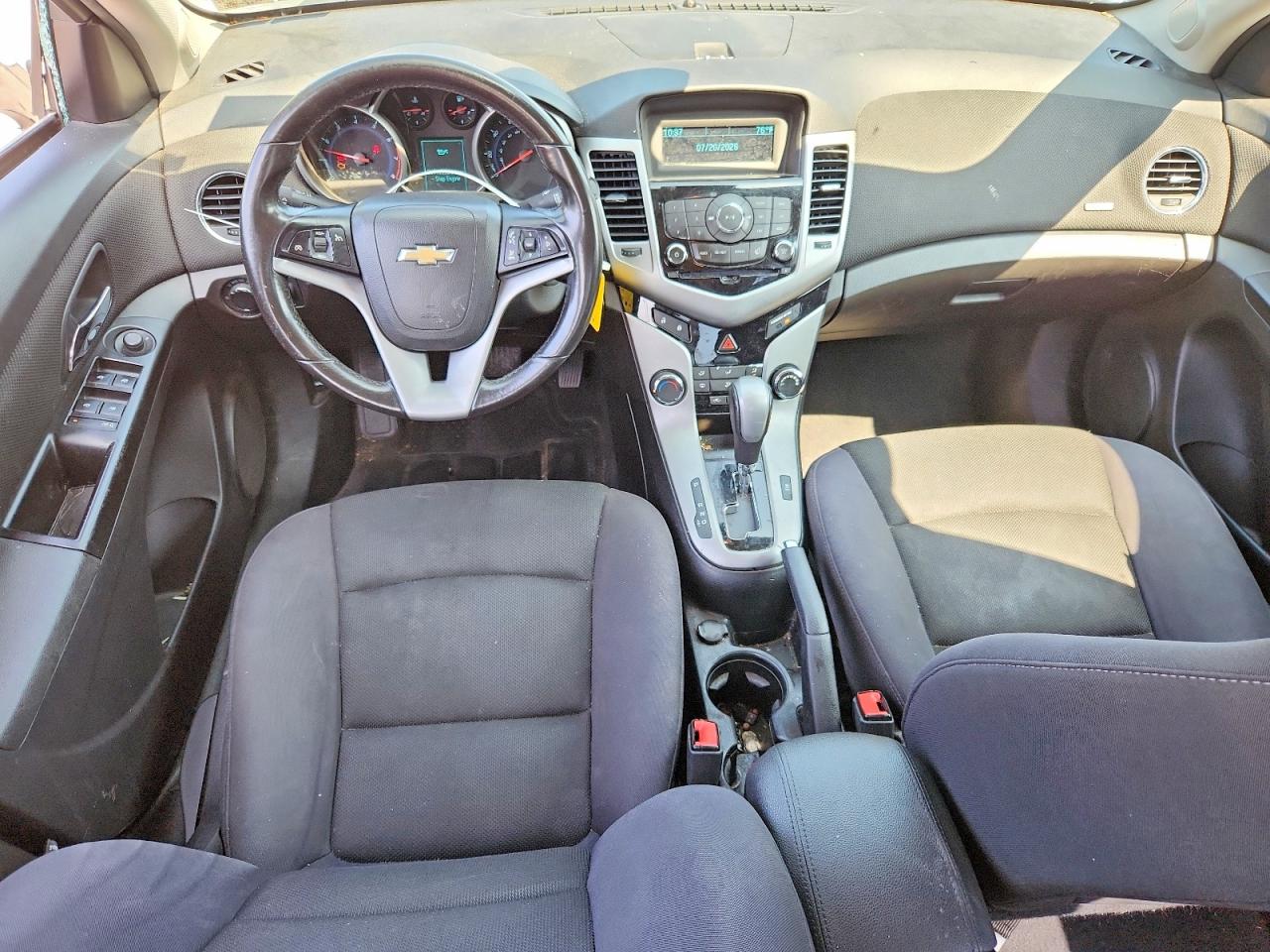 2013 Chevrolet Cruze Lt White vin: 1G1PC5SB4D7224105