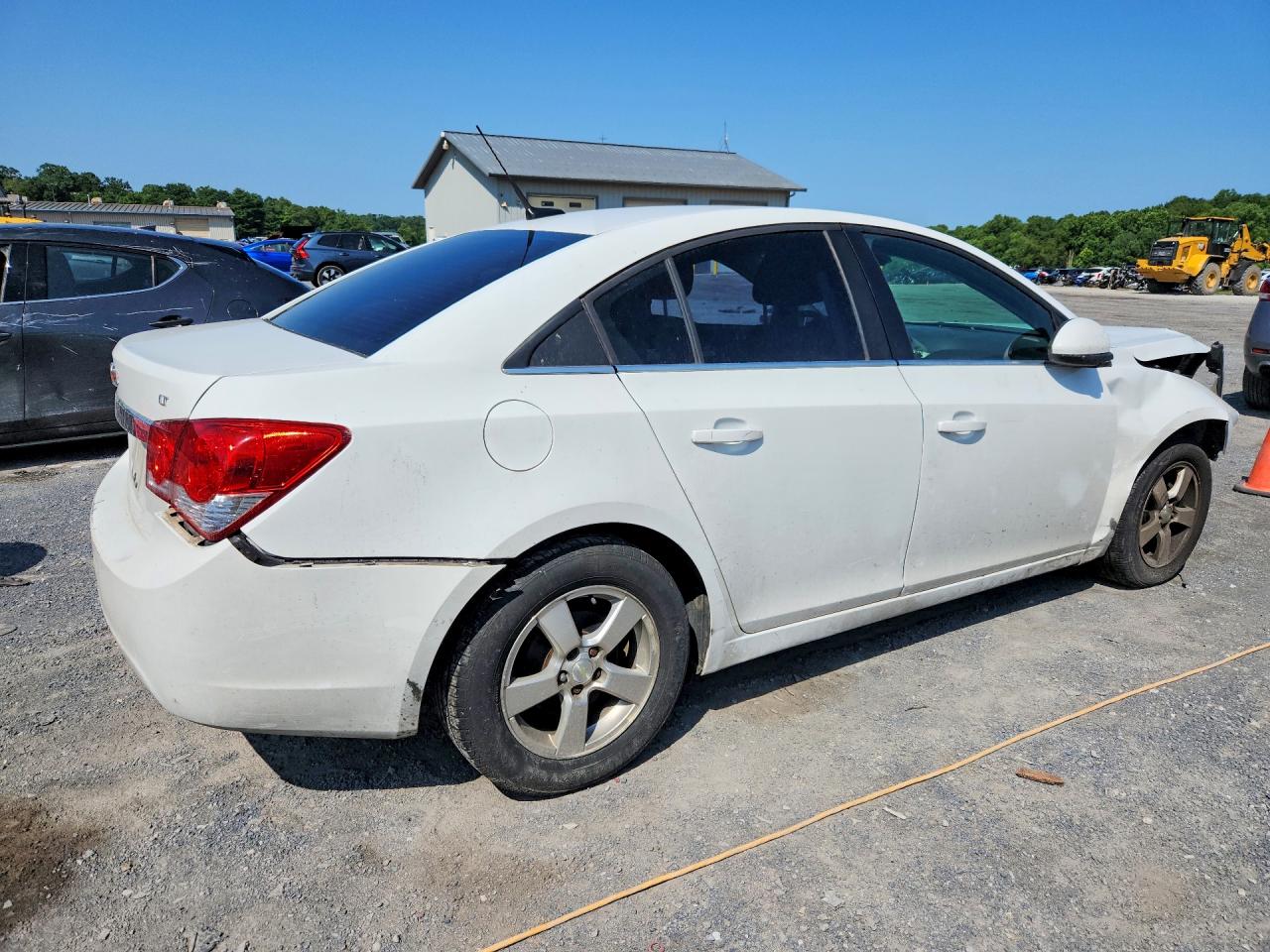2013 Chevrolet Cruze Lt White vin: 1G1PC5SB4D7224105