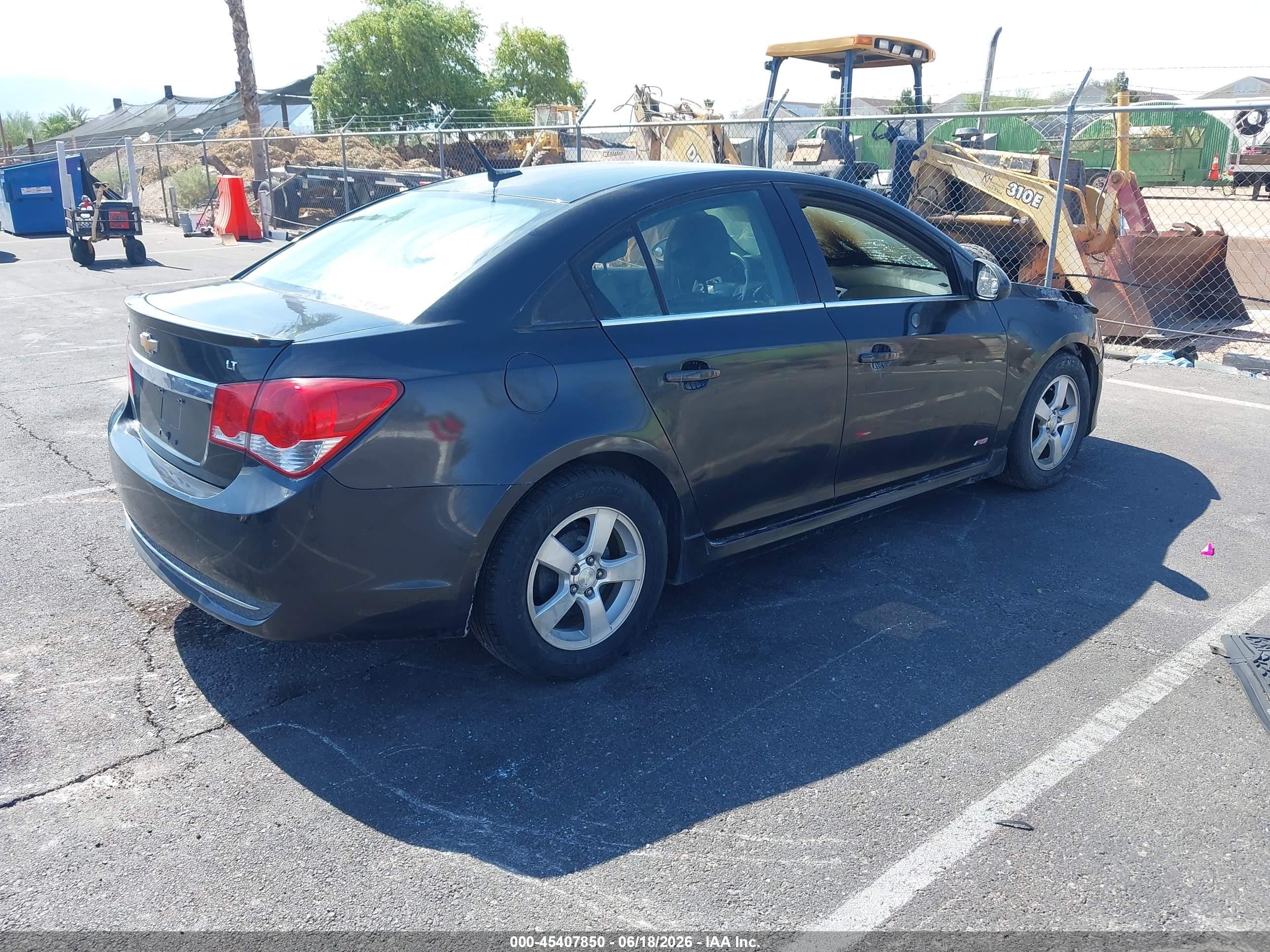 2013 Chevrolet Cruze 1lt Auto Black vin: 1G1PC5SB4D7237534