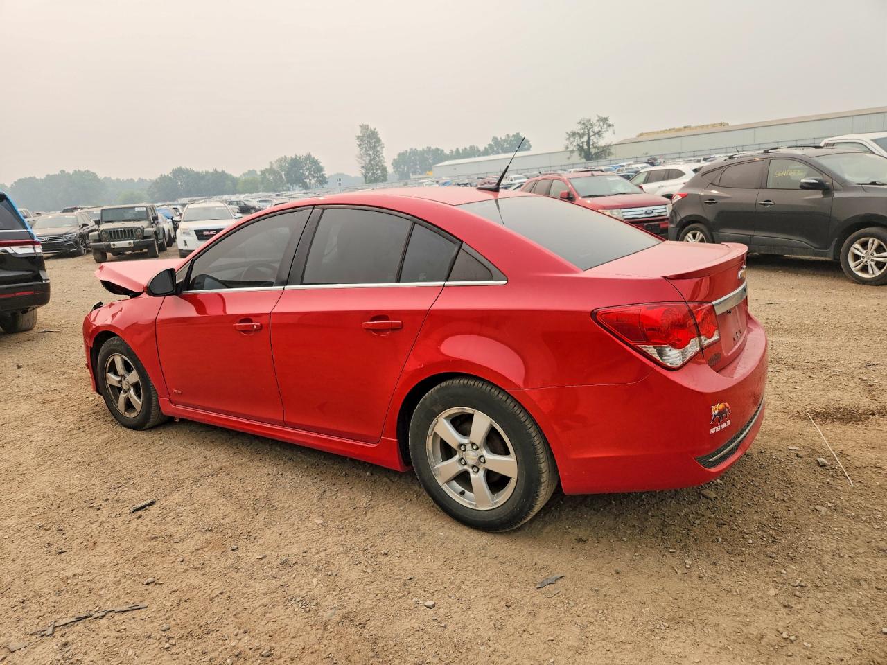 2013 Chevrolet Cruze Lt Red vin: 1G1PC5SB4D7264605
