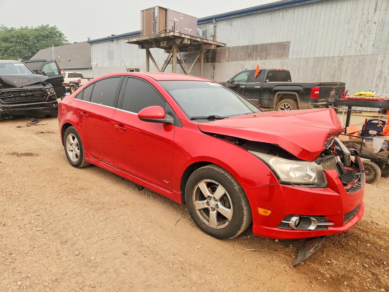 2013 Chevrolet Cruze Lt Red vin: 1G1PC5SB4D7264605