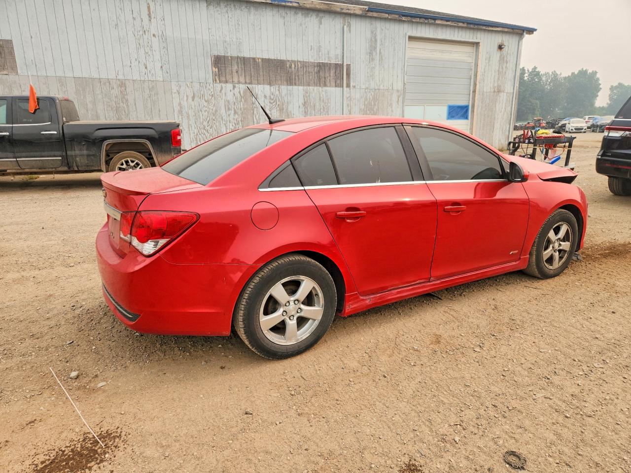 2013 Chevrolet Cruze Lt Red vin: 1G1PC5SB4D7264605