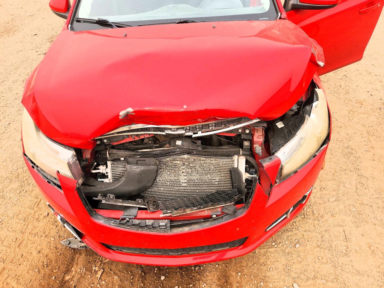 2013 Chevrolet Cruze Lt Red vin: 1G1PC5SB4D7264605