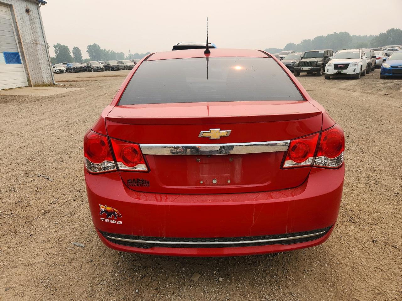 2013 Chevrolet Cruze Lt Red vin: 1G1PC5SB4D7264605