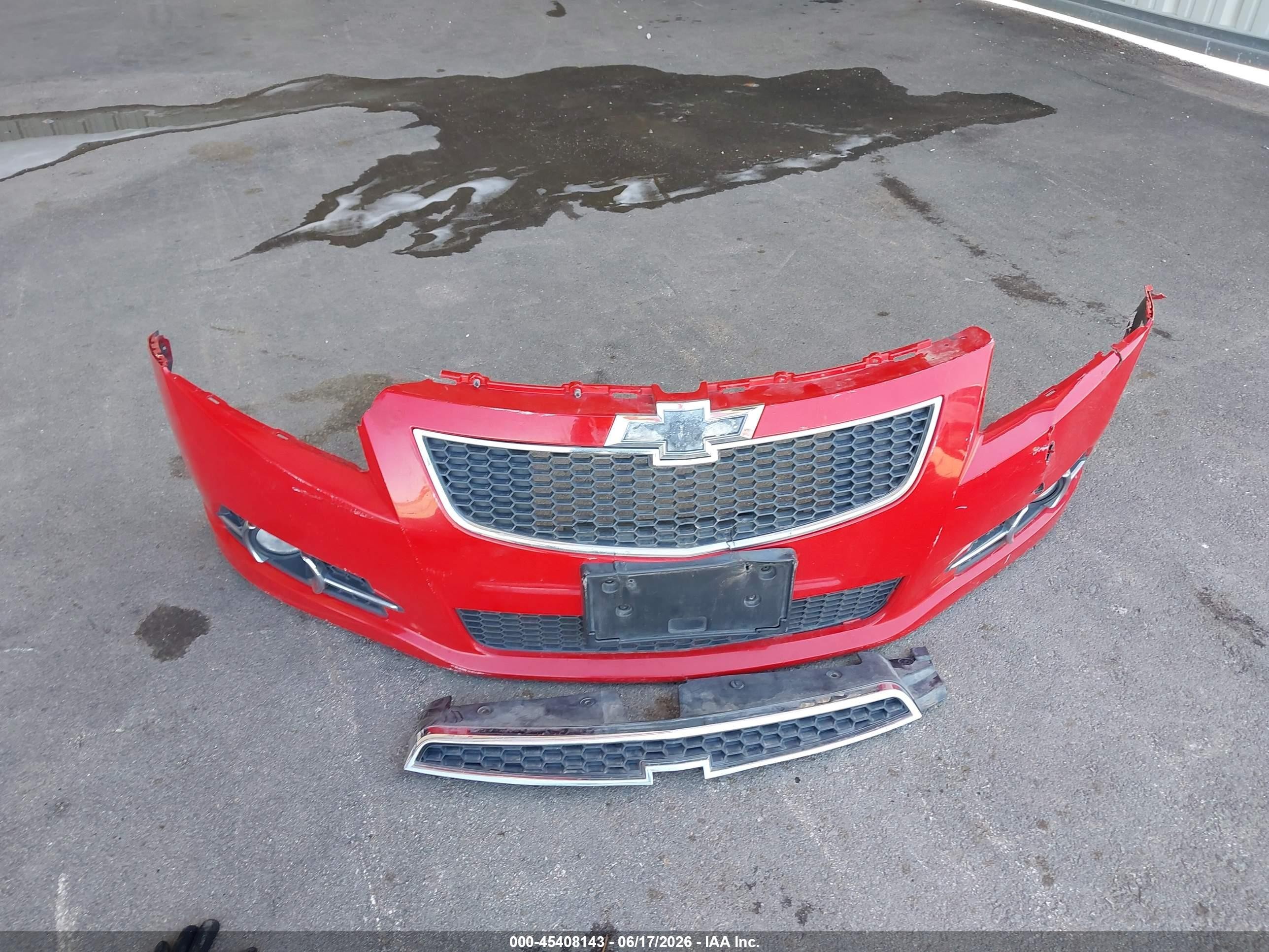 2013 Chevrolet Cruze 1lt Auto Red vin: 1G1PC5SB4D7267701