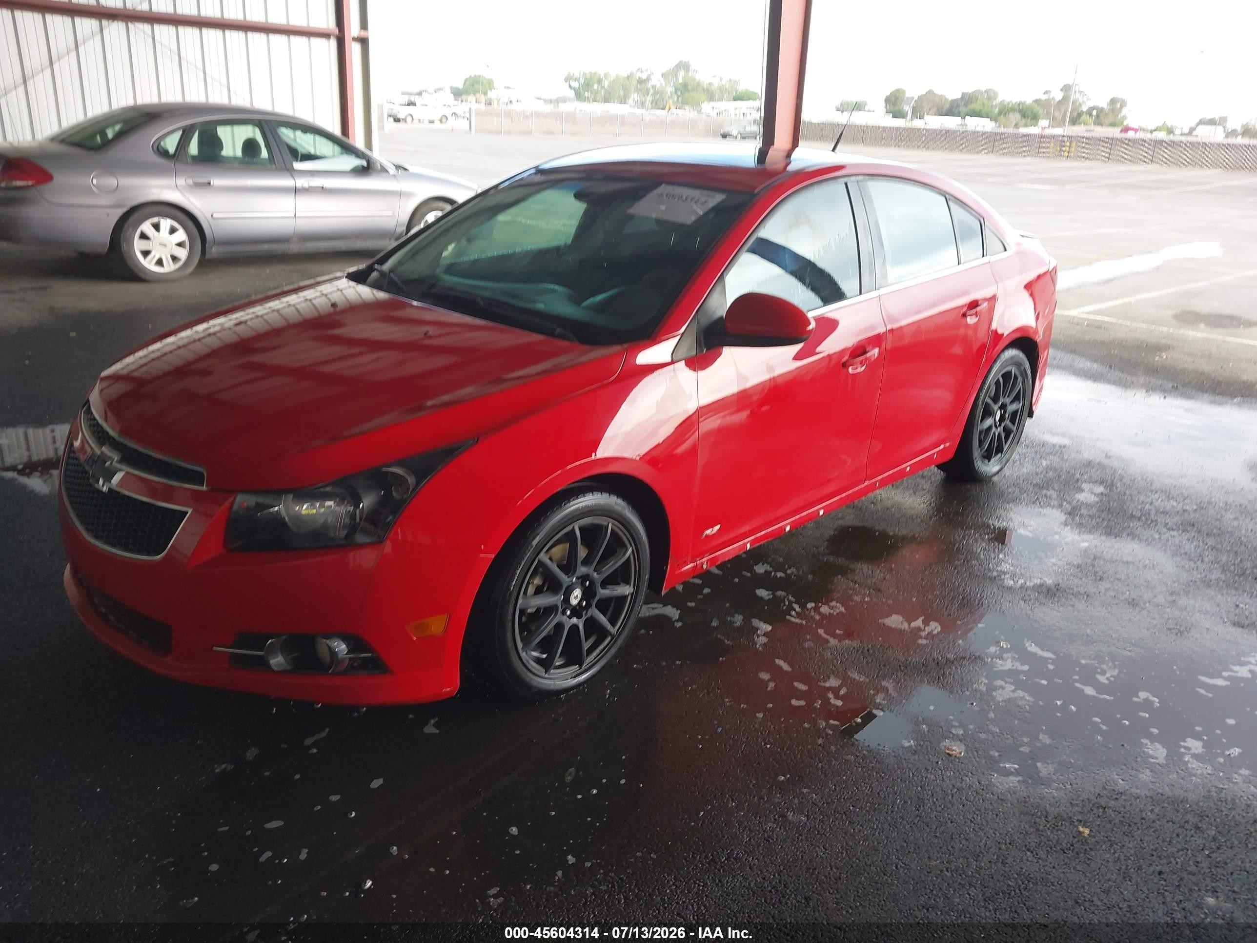 2013 Chevrolet Cruze 1lt Auto Красный vin: 1G1PC5SB4D7292405