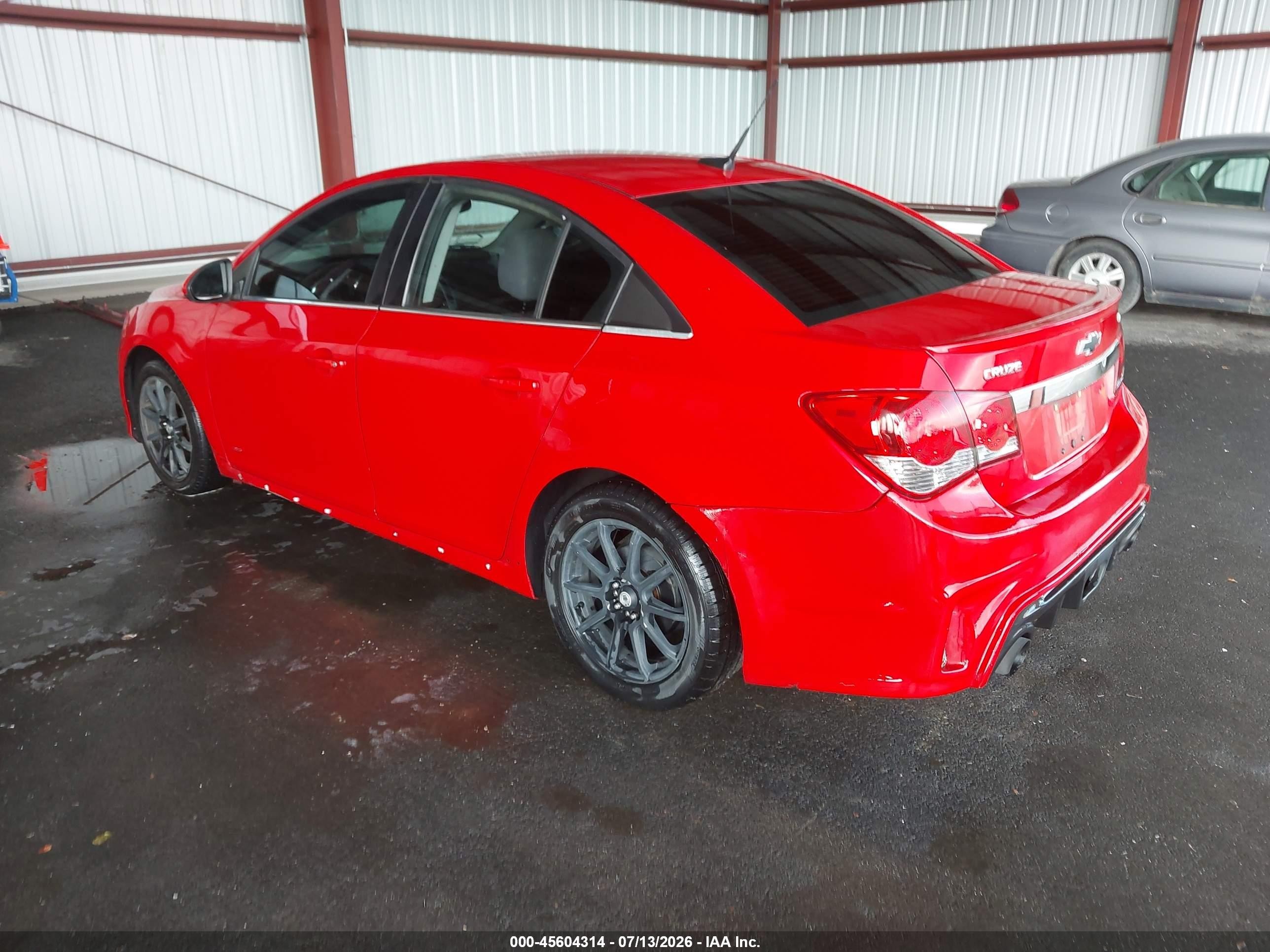 2013 Chevrolet Cruze 1lt Auto Красный vin: 1G1PC5SB4D7292405