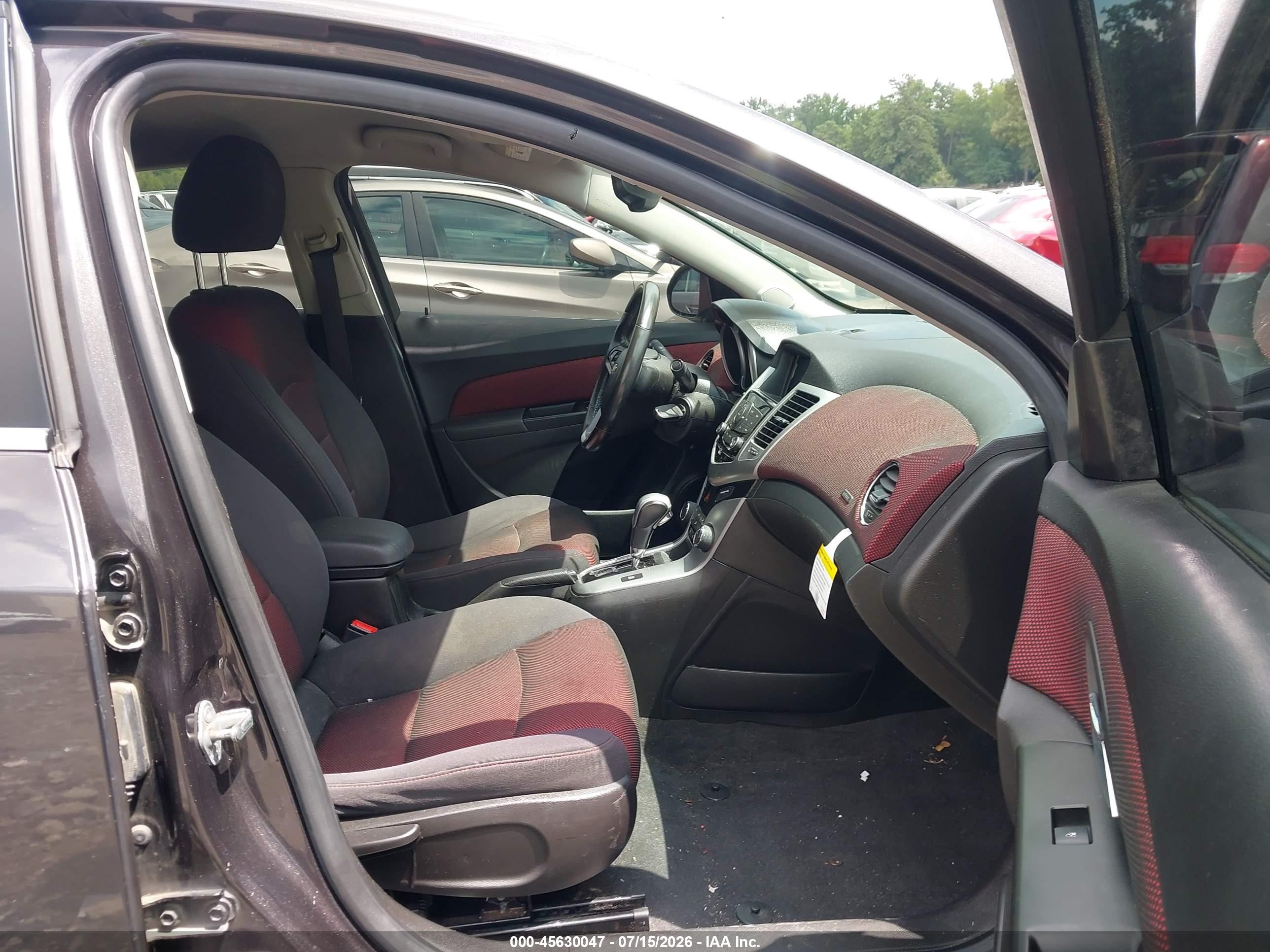 2013 Chevrolet Cruze 1lt Auto Gray vin: 1G1PC5SB4D7306562