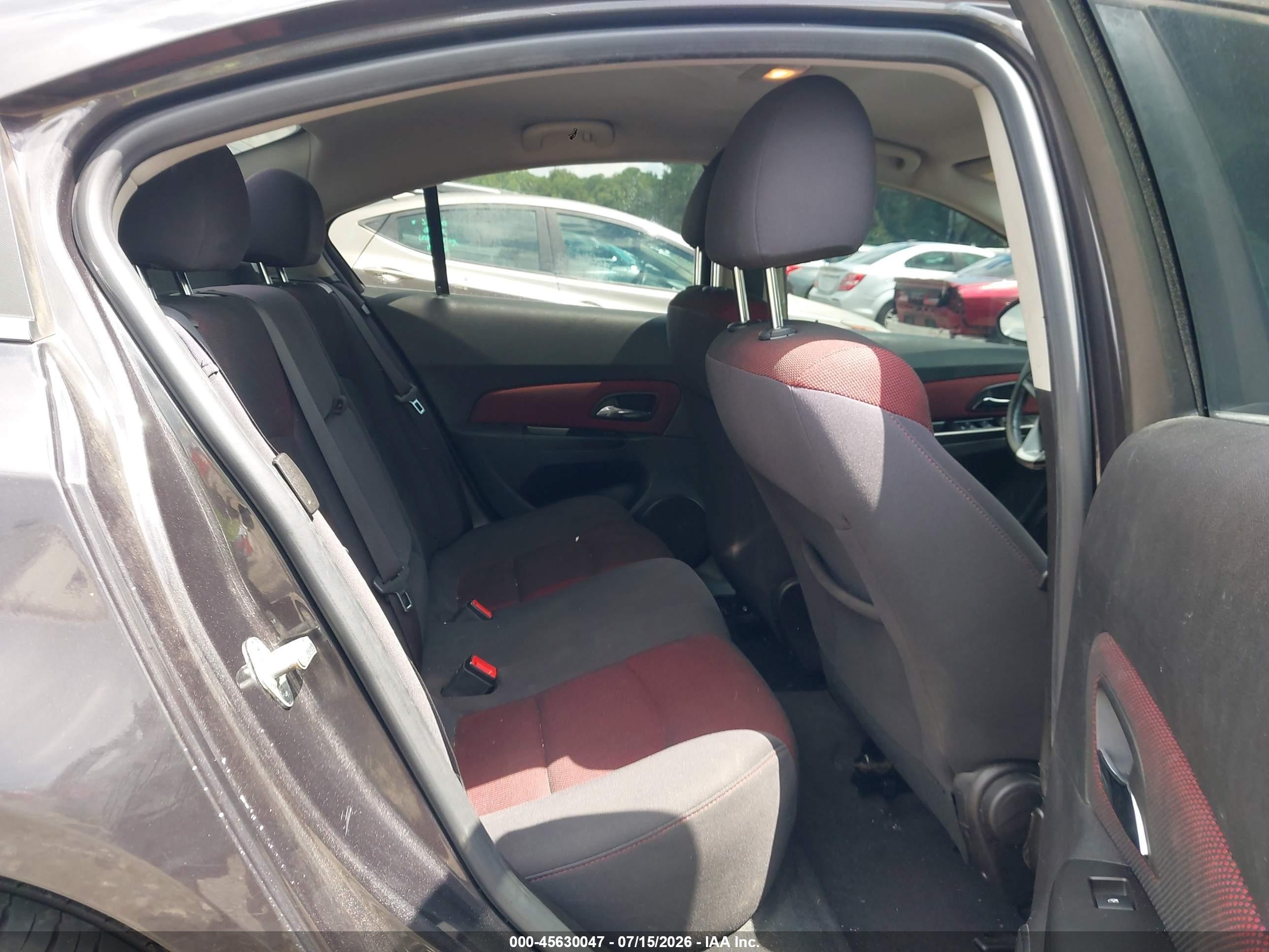 2013 Chevrolet Cruze 1lt Auto Gray vin: 1G1PC5SB4D7306562