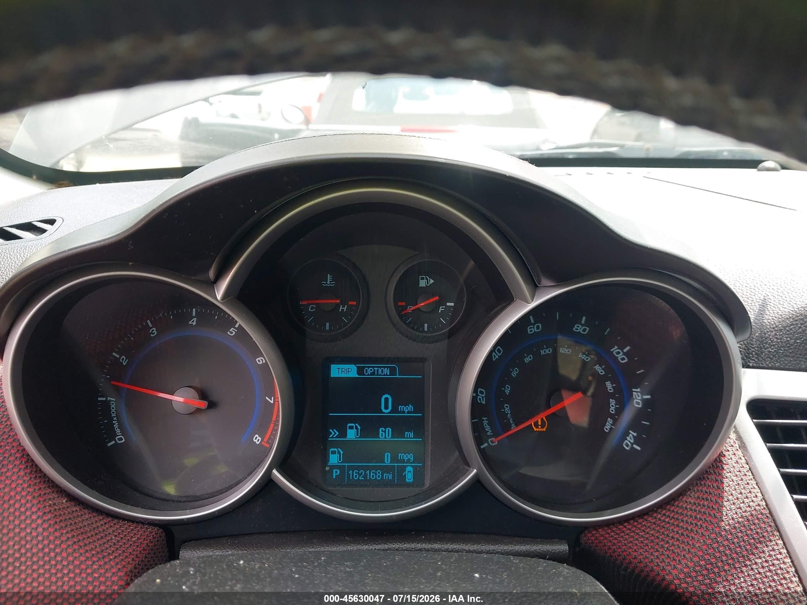 2013 Chevrolet Cruze 1lt Auto Gray vin: 1G1PC5SB4D7306562
