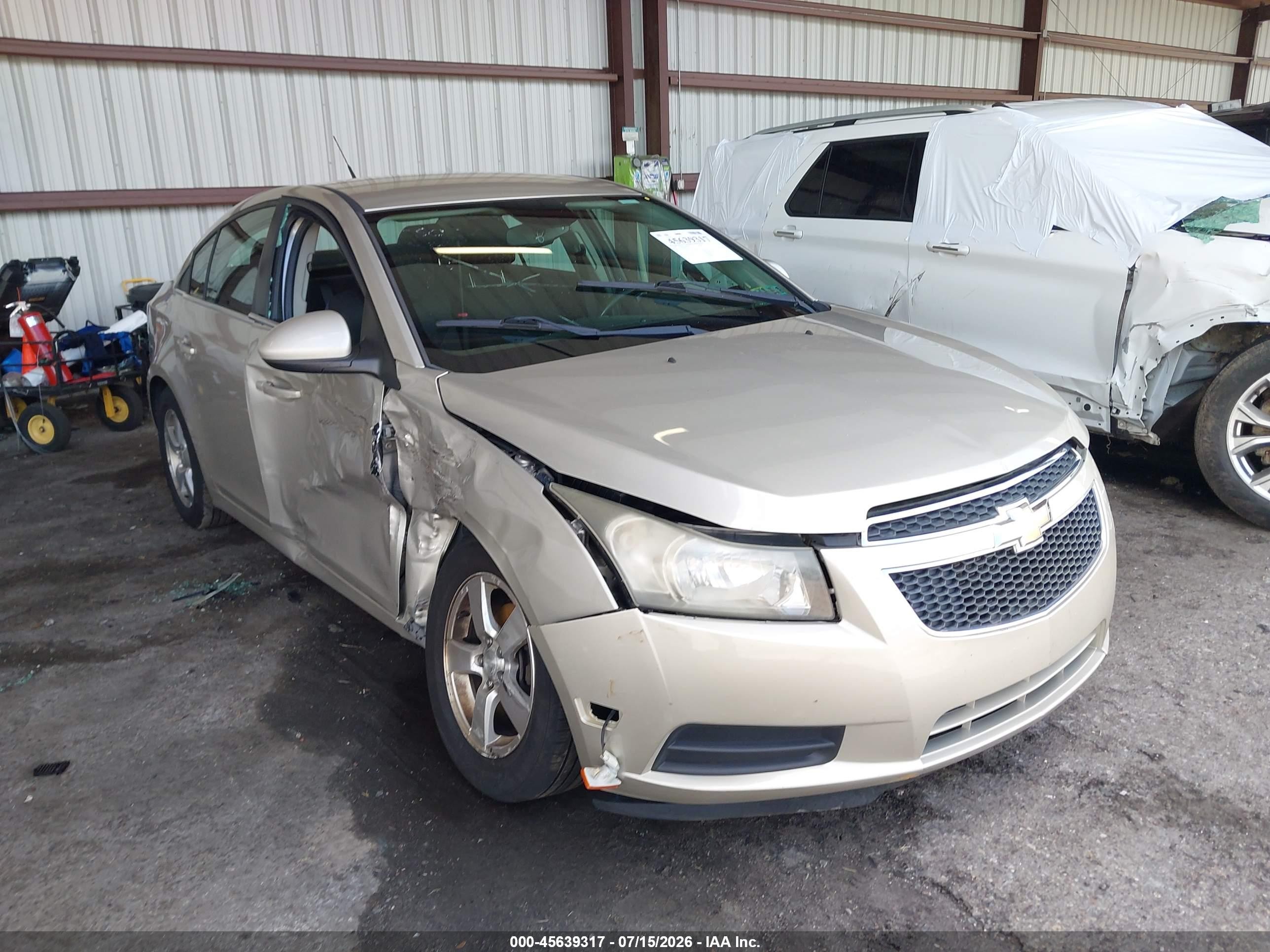 2013 Chevrolet Cruze 1lt Auto Brown vin: 1G1PC5SB4D7311745