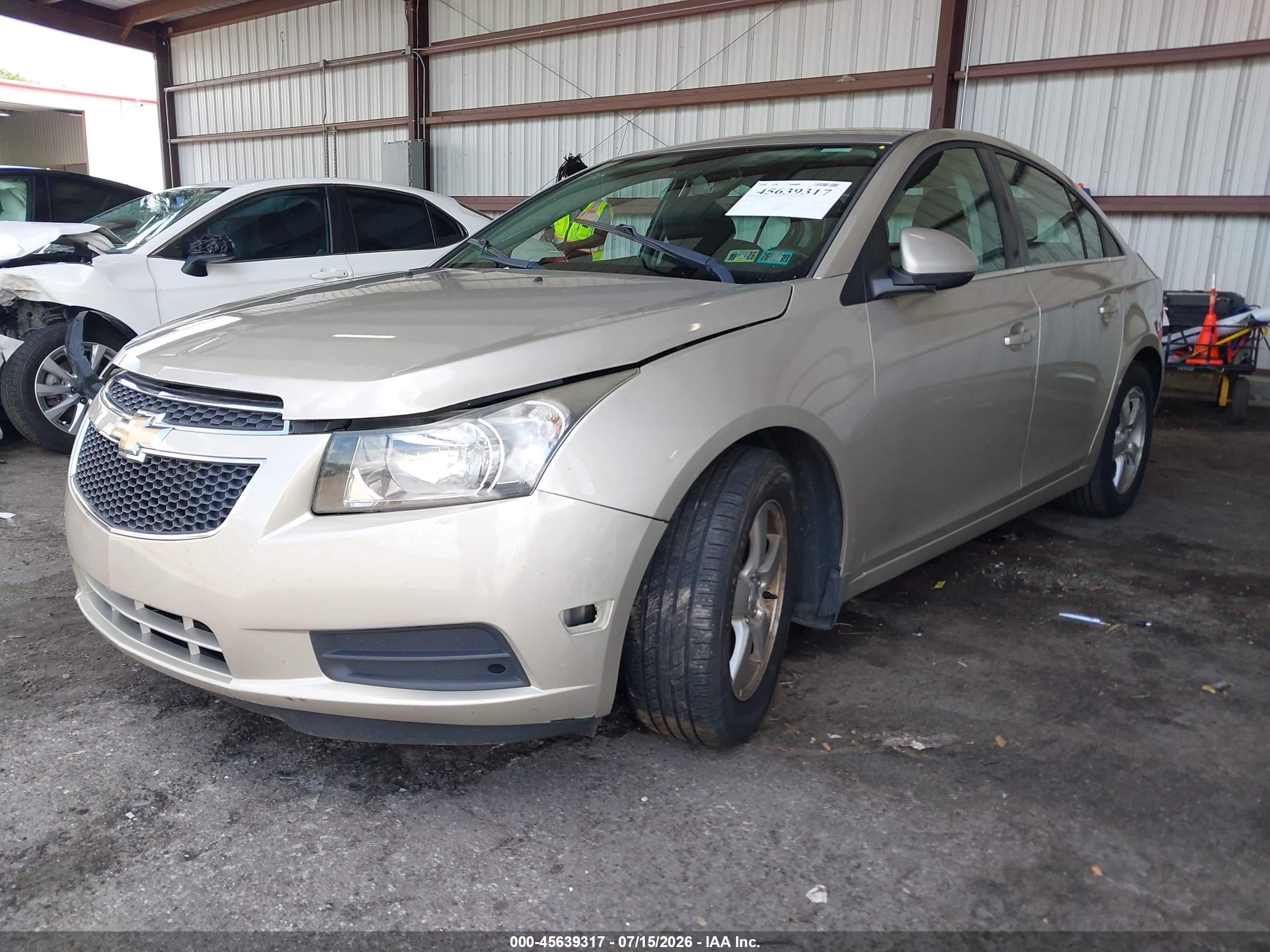 2013 Chevrolet Cruze 1lt Auto Brown vin: 1G1PC5SB4D7311745