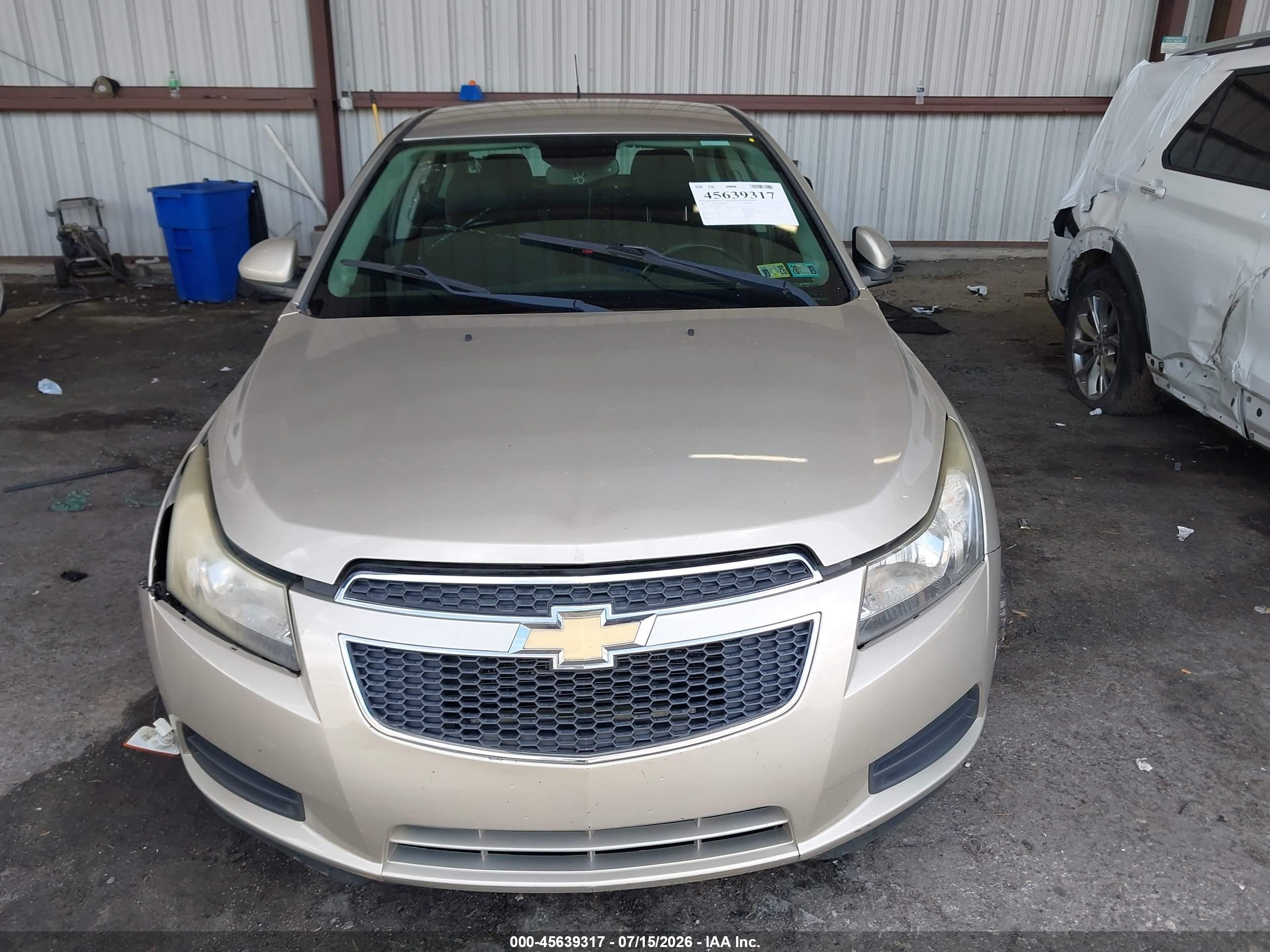 2013 Chevrolet Cruze 1lt Auto Brown vin: 1G1PC5SB4D7311745