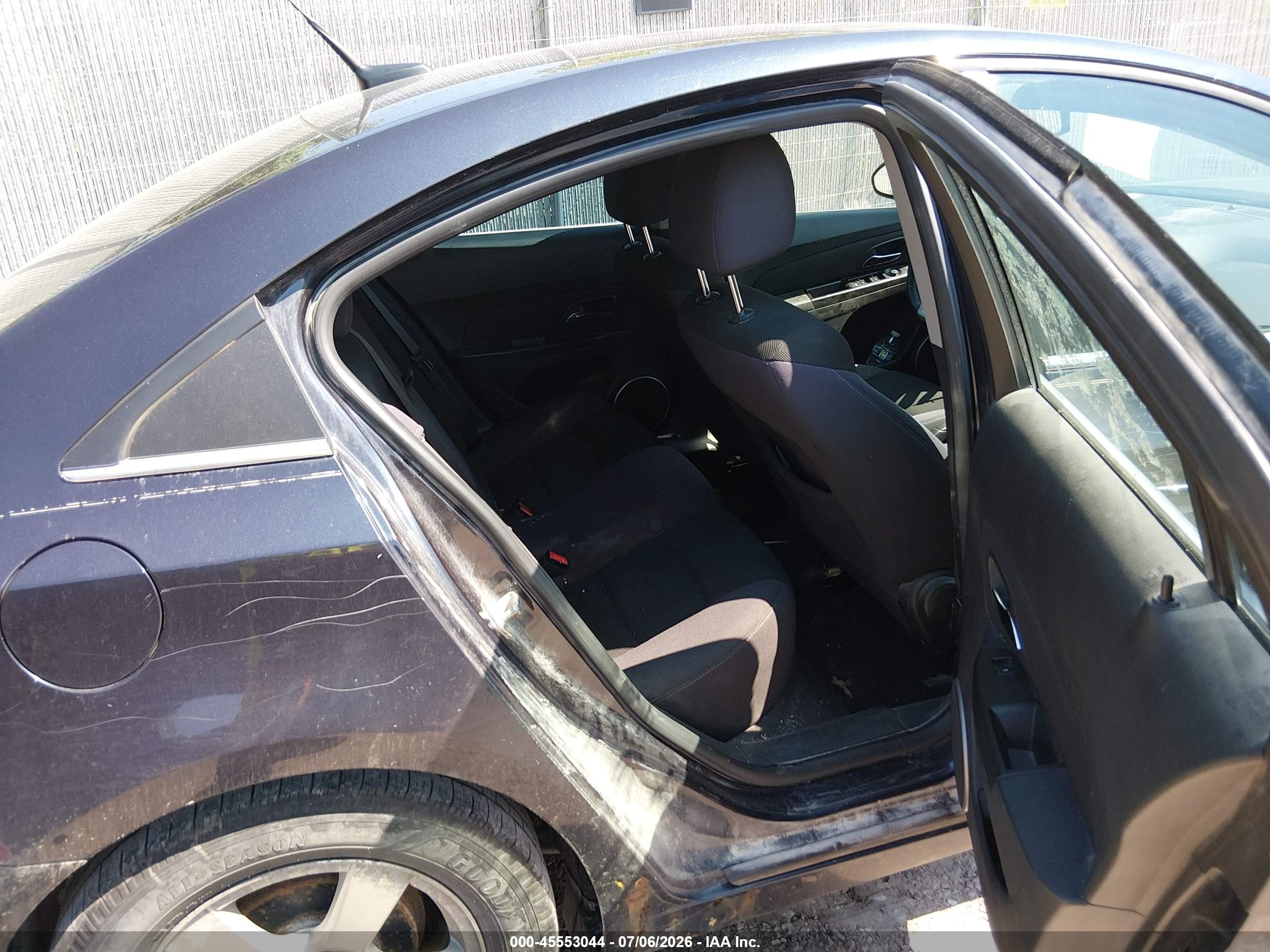 2013 Chevrolet Cruze 1lt Auto Dark Blue vin: 1G1PC5SB4D7313477