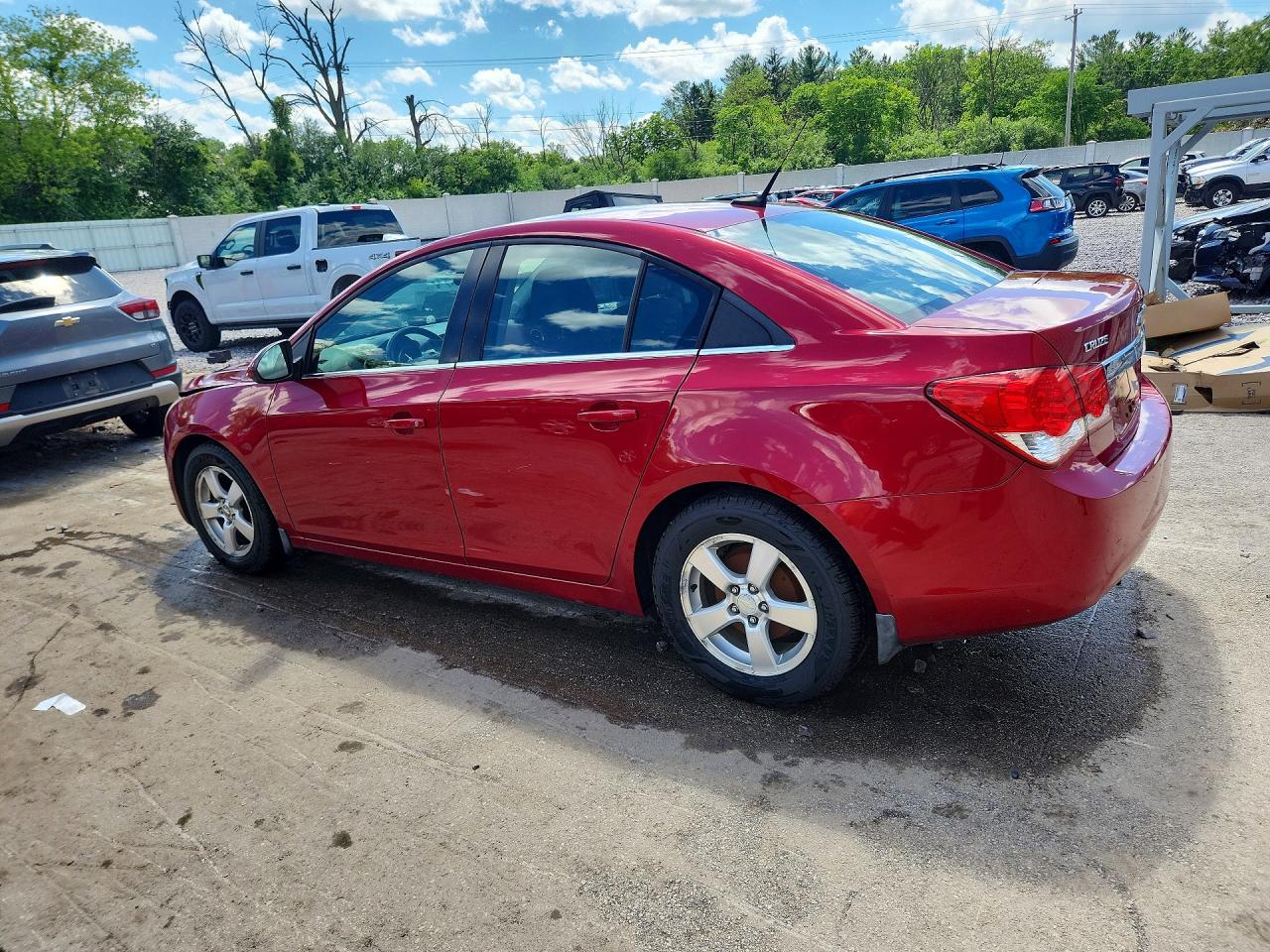 2013 Chevrolet Cruze Lt Maroon vin: 1G1PC5SB4D7329422