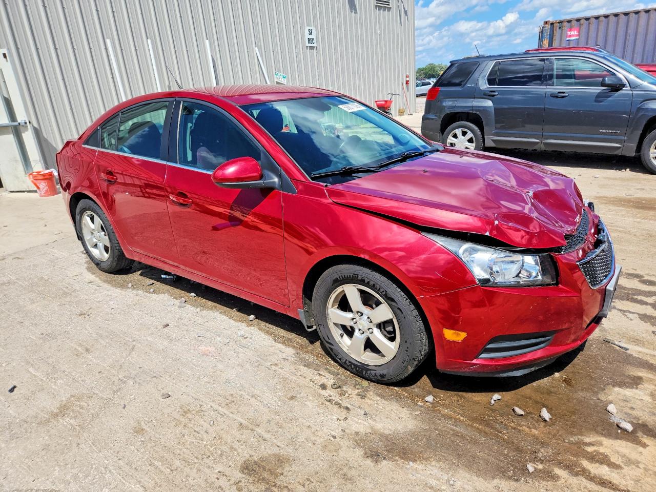 2013 Chevrolet Cruze Lt Maroon vin: 1G1PC5SB4D7329422