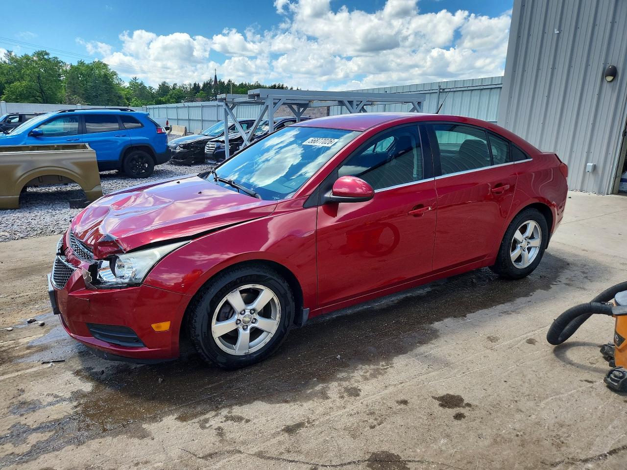 2013 Chevrolet Cruze Lt Maroon vin: 1G1PC5SB4D7329422
