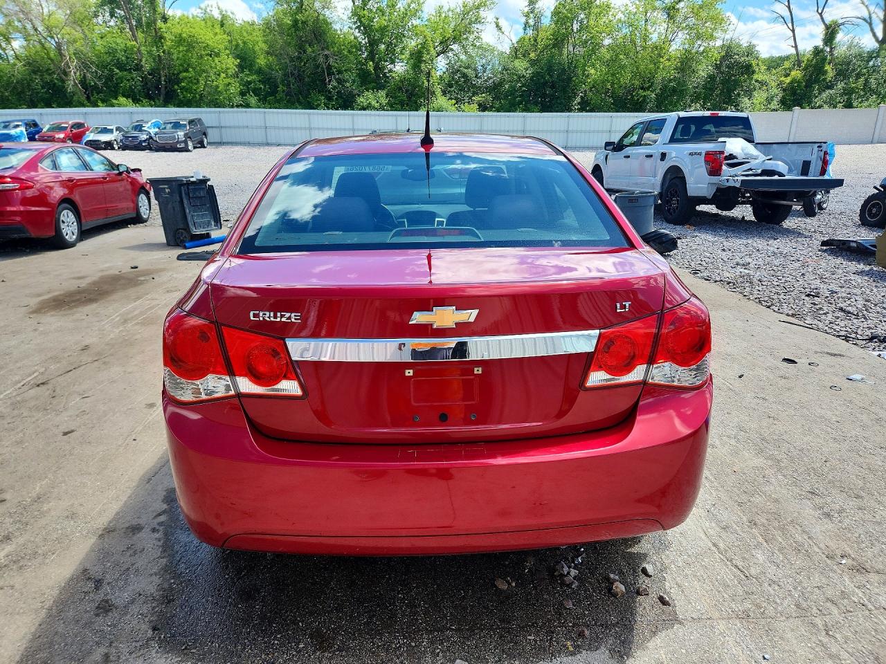 2013 Chevrolet Cruze Lt Maroon vin: 1G1PC5SB4D7329422