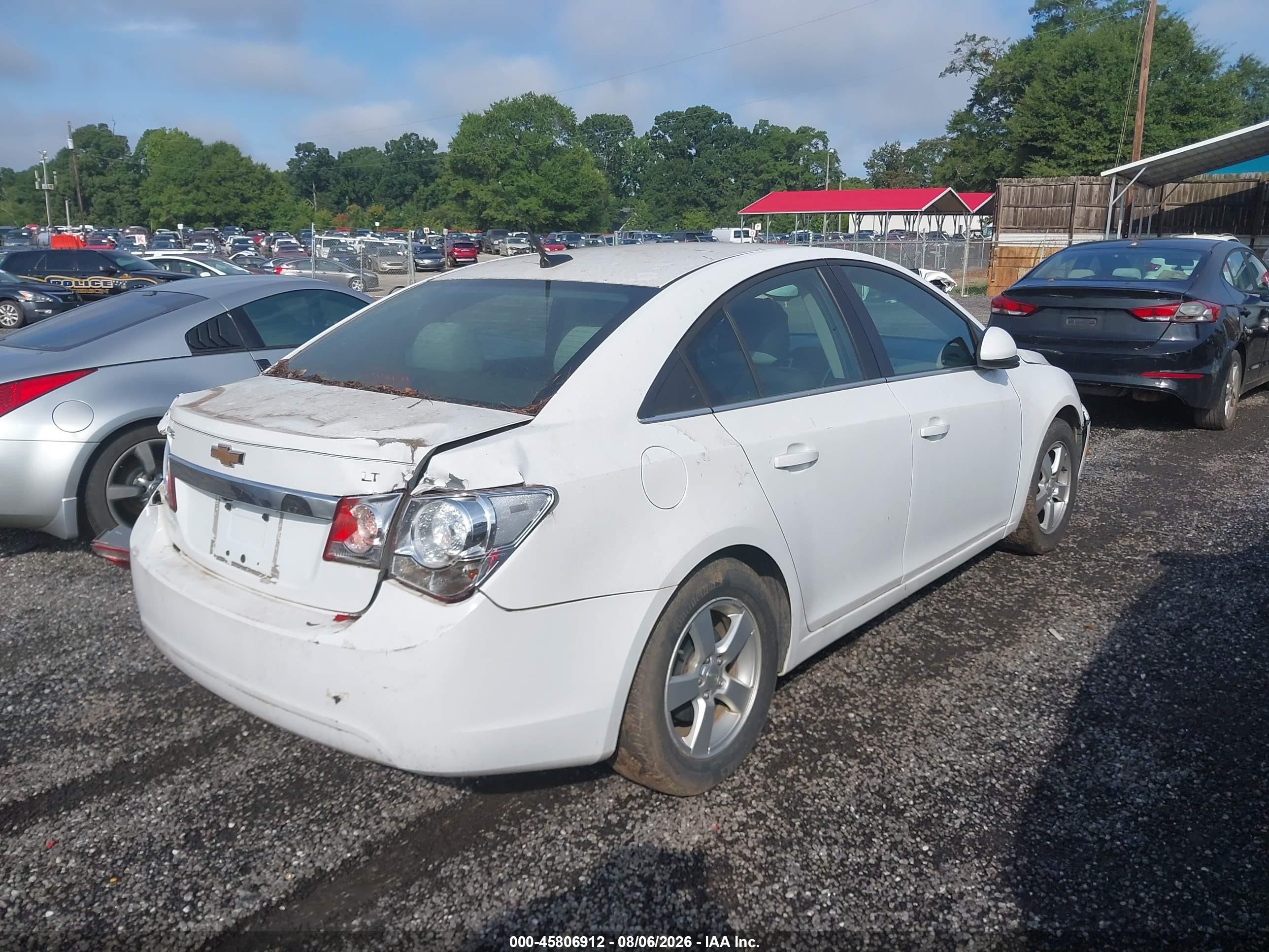 2014 Chevrolet Cruze 1lt Auto White vin: 1G1PC5SB4E7102961